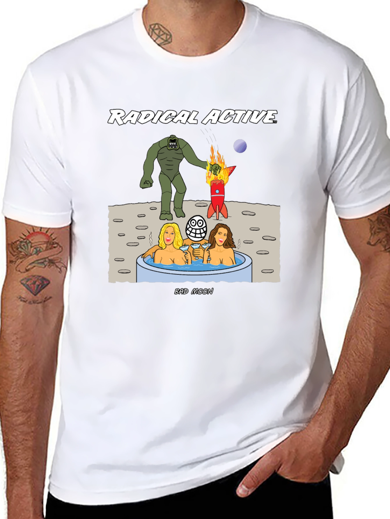 Radical Active Bad Moon Graphic Tee
