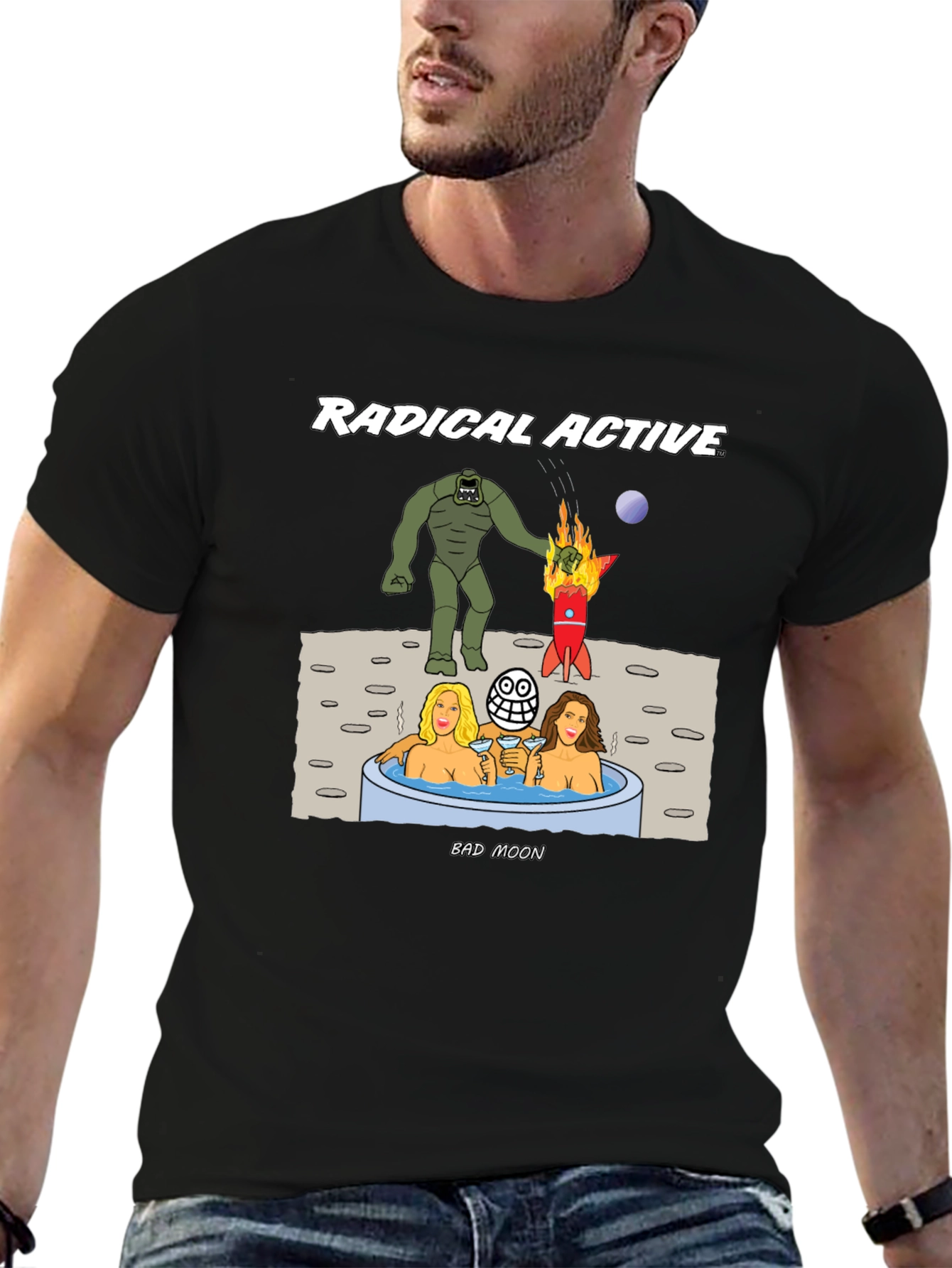 Radical Active Bad Moon Graphic Tee