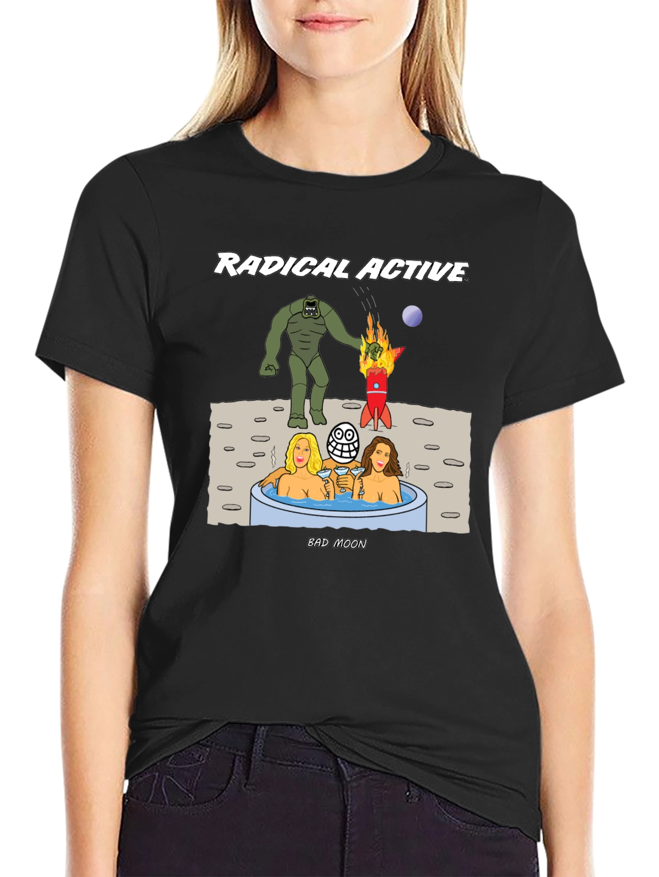Radical Active Bad Moon Graphic Tee