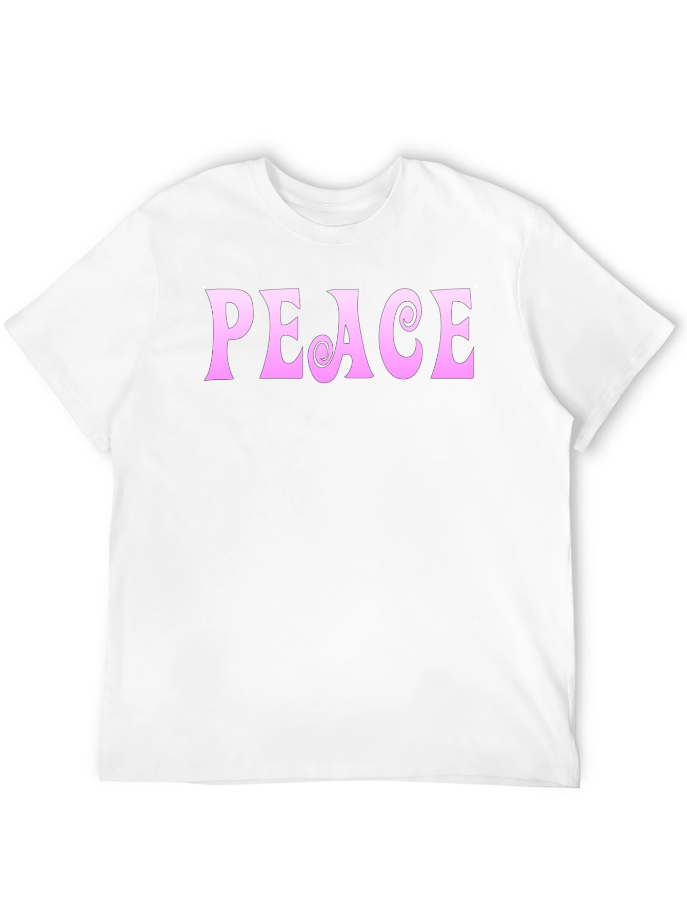 Peace Sign Graphic Tee - Black Unisex T-Shirt