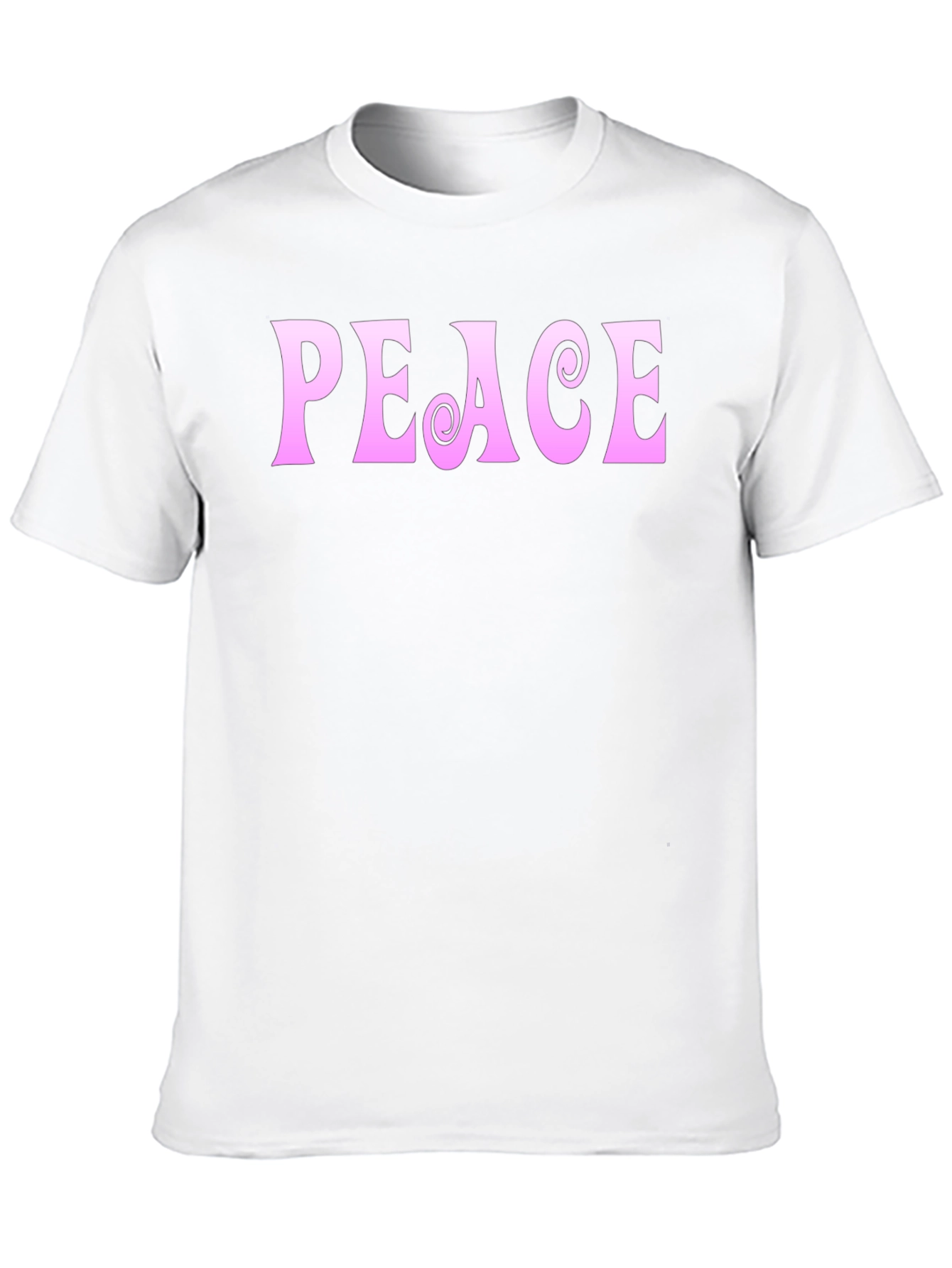 Peace Sign Graphic Tee - Black Unisex T-Shirt