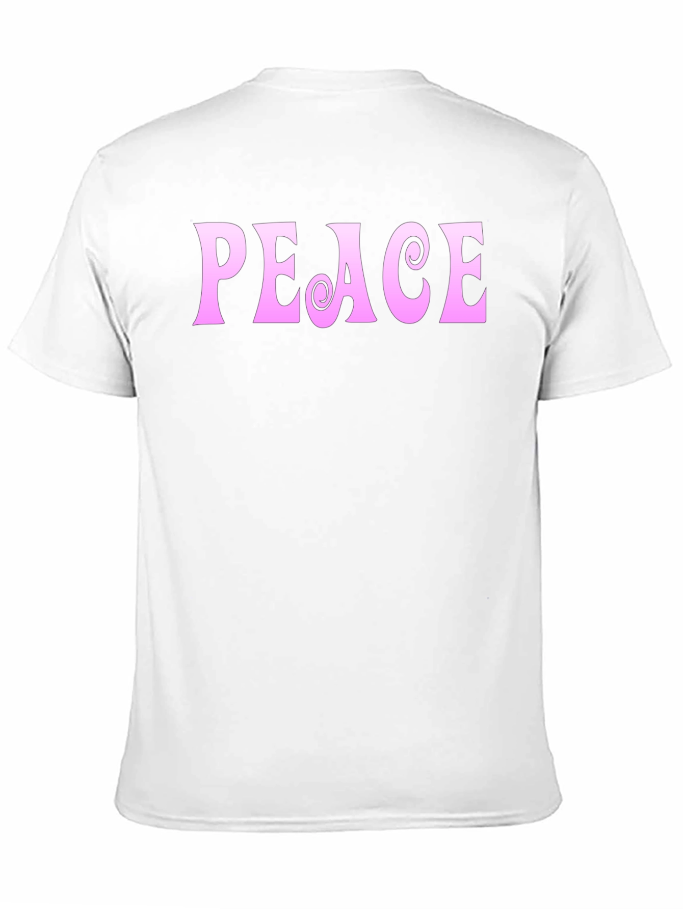 Peace Sign Graphic Tee - Black Unisex T-Shirt
