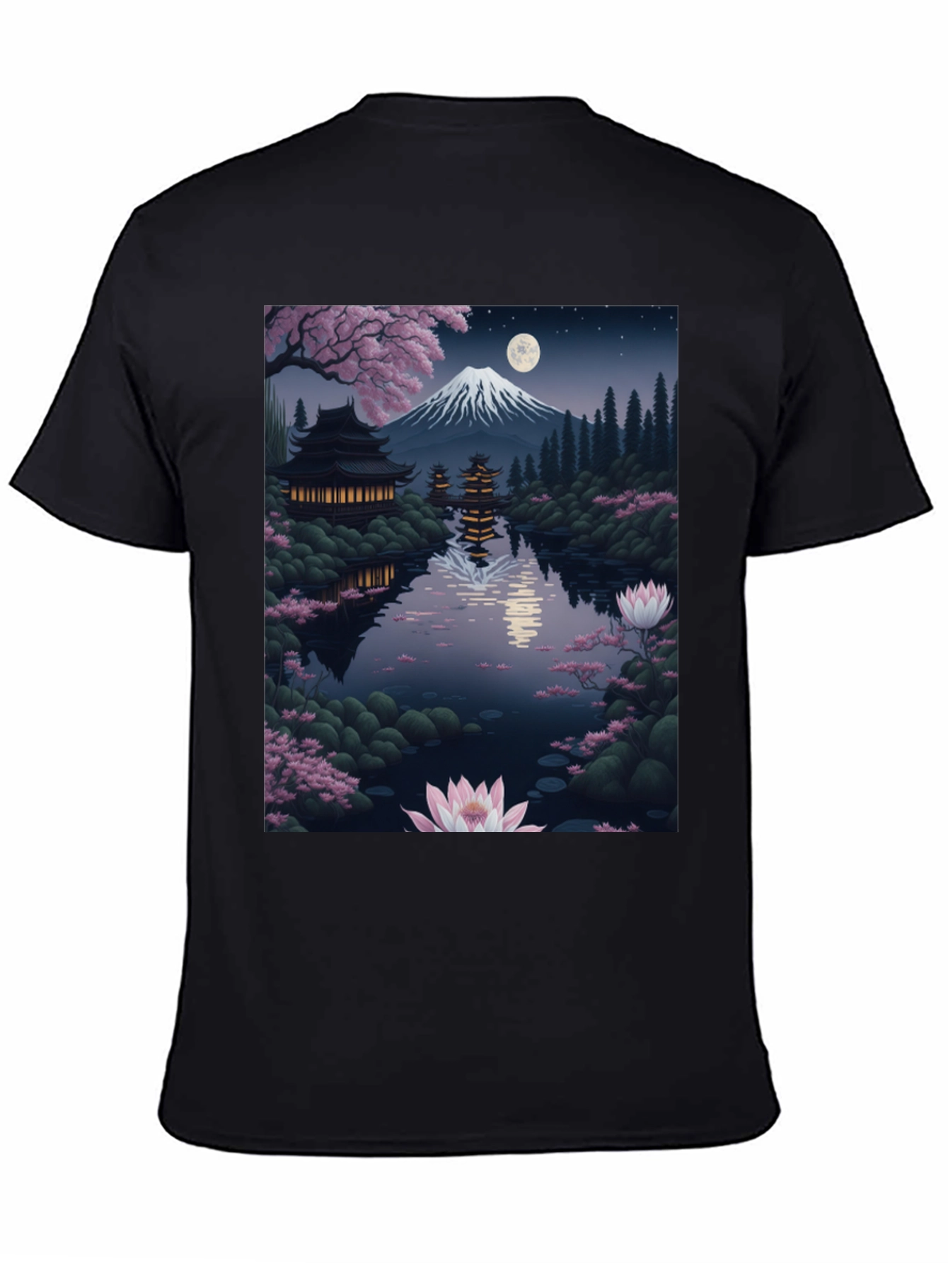 Scenic Japanese Temple T-Shirt