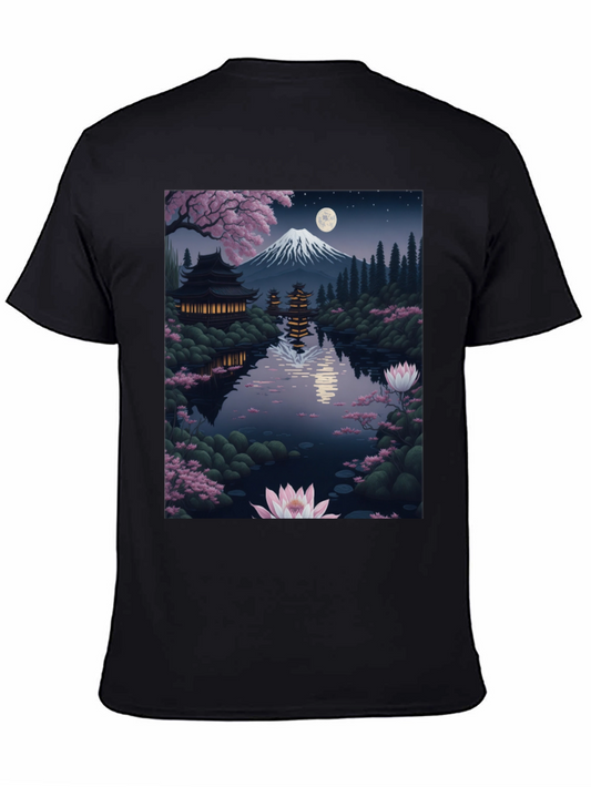 Scenic Japanese Temple T-Shirt