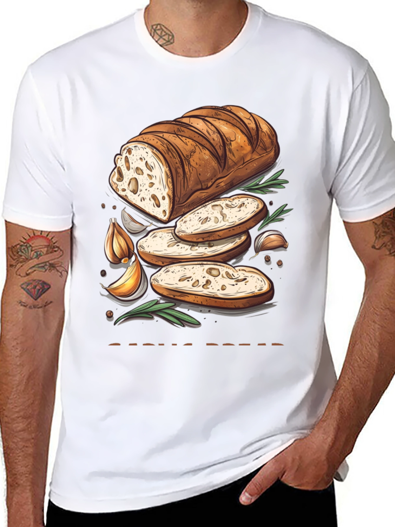 Garlic Bread Lovers T-Shirt