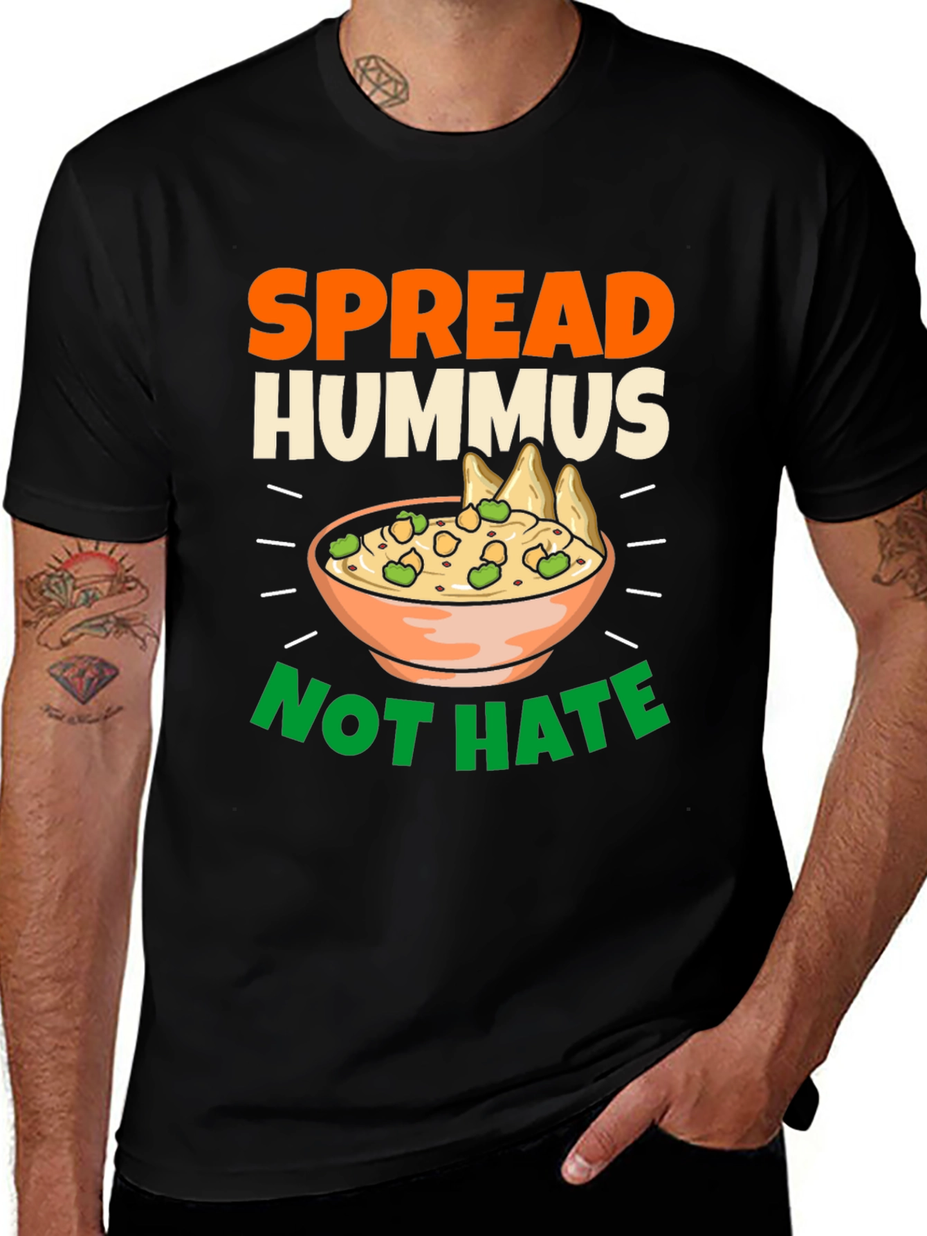 Spread Hummus Not Hate T-Shirt