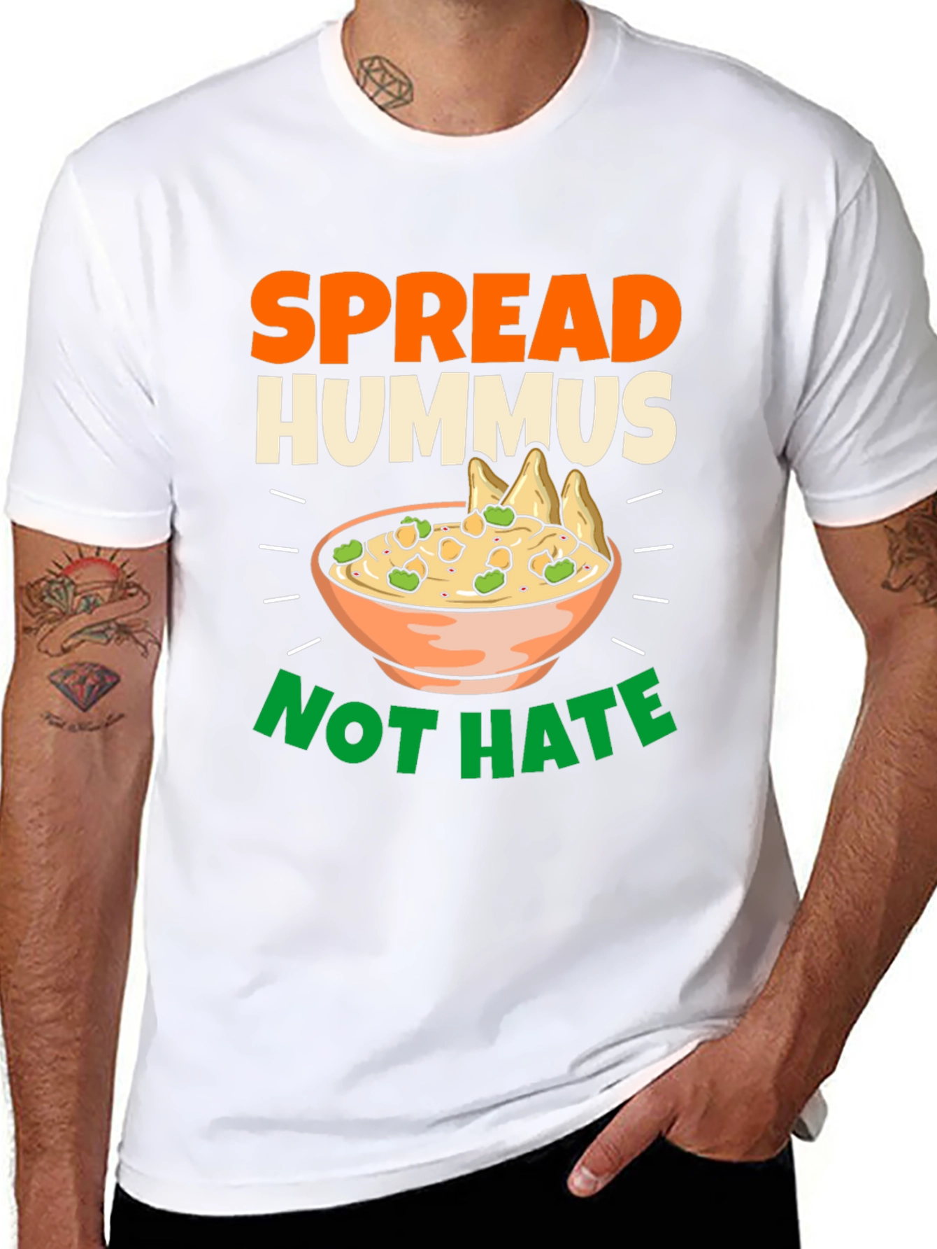 Spread Hummus Not Hate T-Shirt