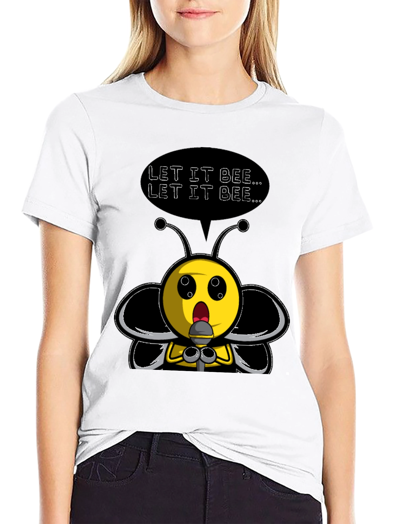 Let It Bee Funny Graphic Tee