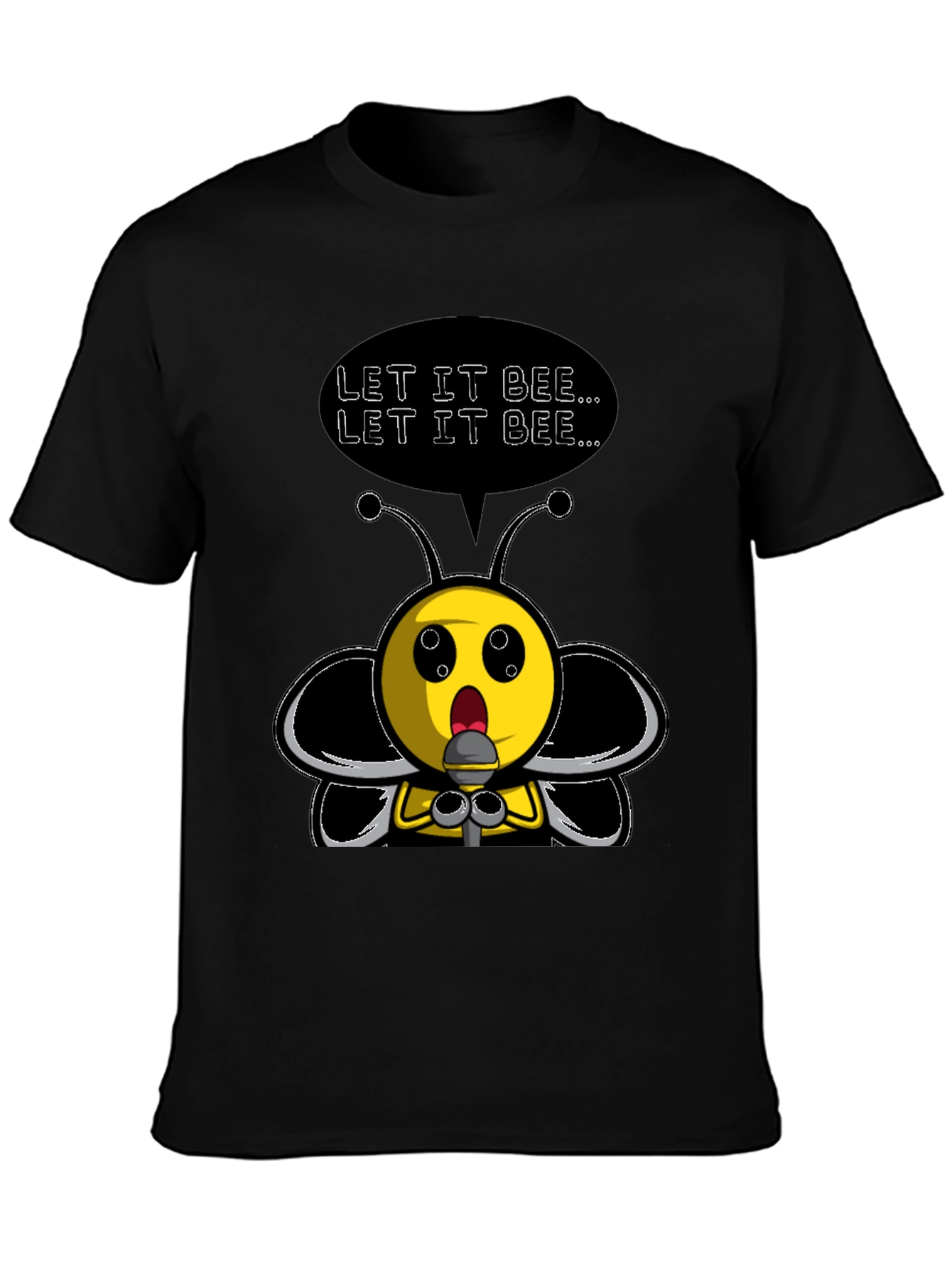 Let It Bee Funny Graphic Tee