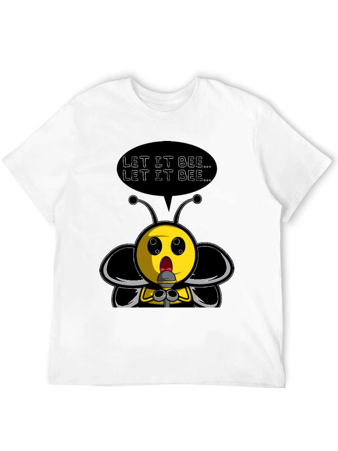 Let It Bee Funny Graphic Tee