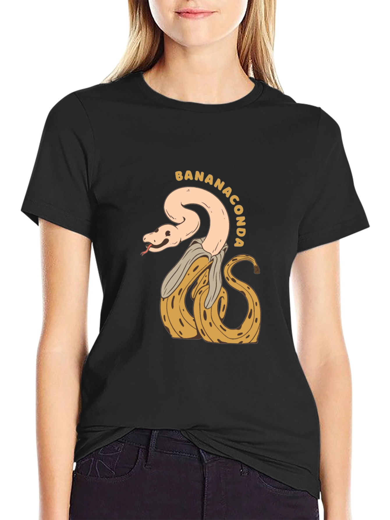 Bananaconda T-Shirt - Quirky Snake & Banana Design