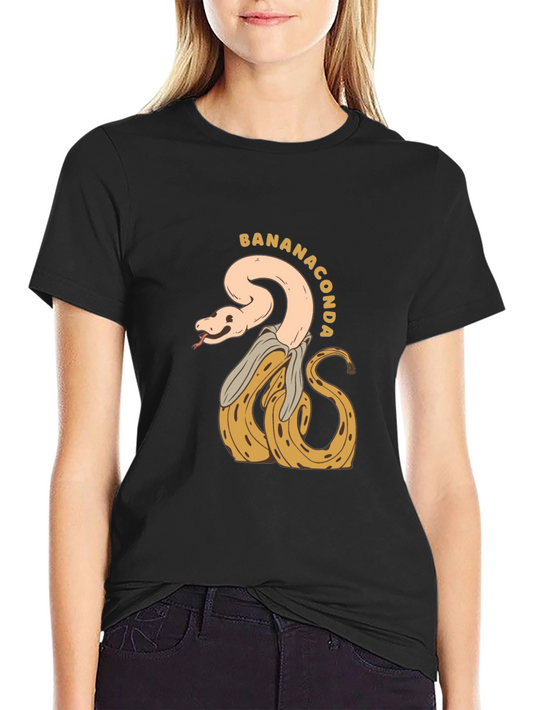Bananaconda T-Shirt - Quirky Snake & Banana Design