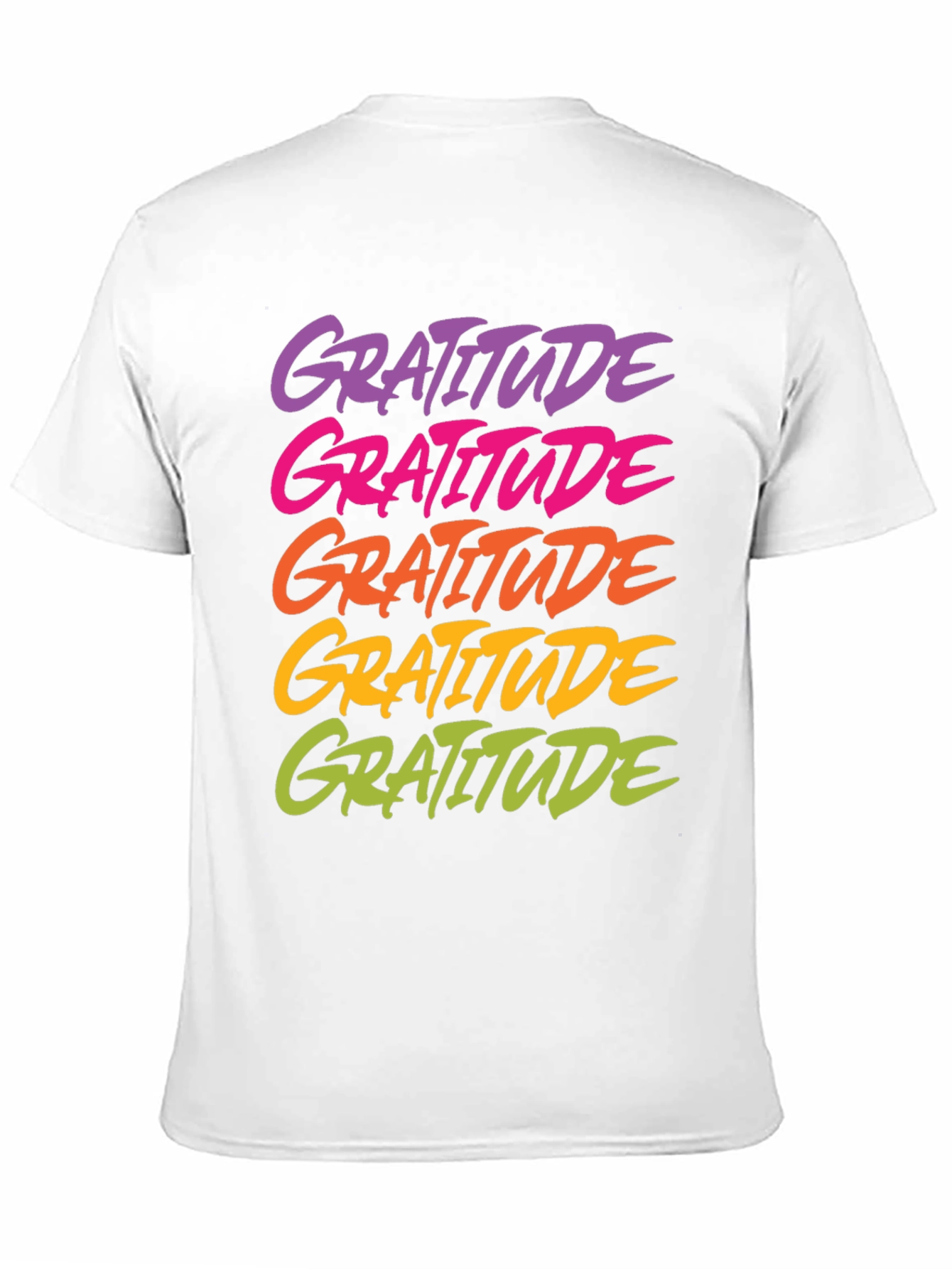 Gratitude Graphic Tee - Black Casual Shirt