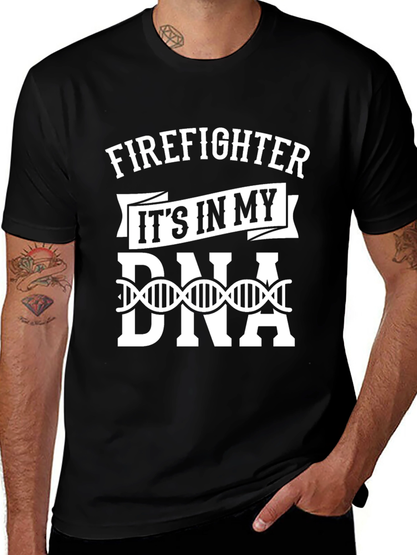 Firefighter DNA T-Shirt