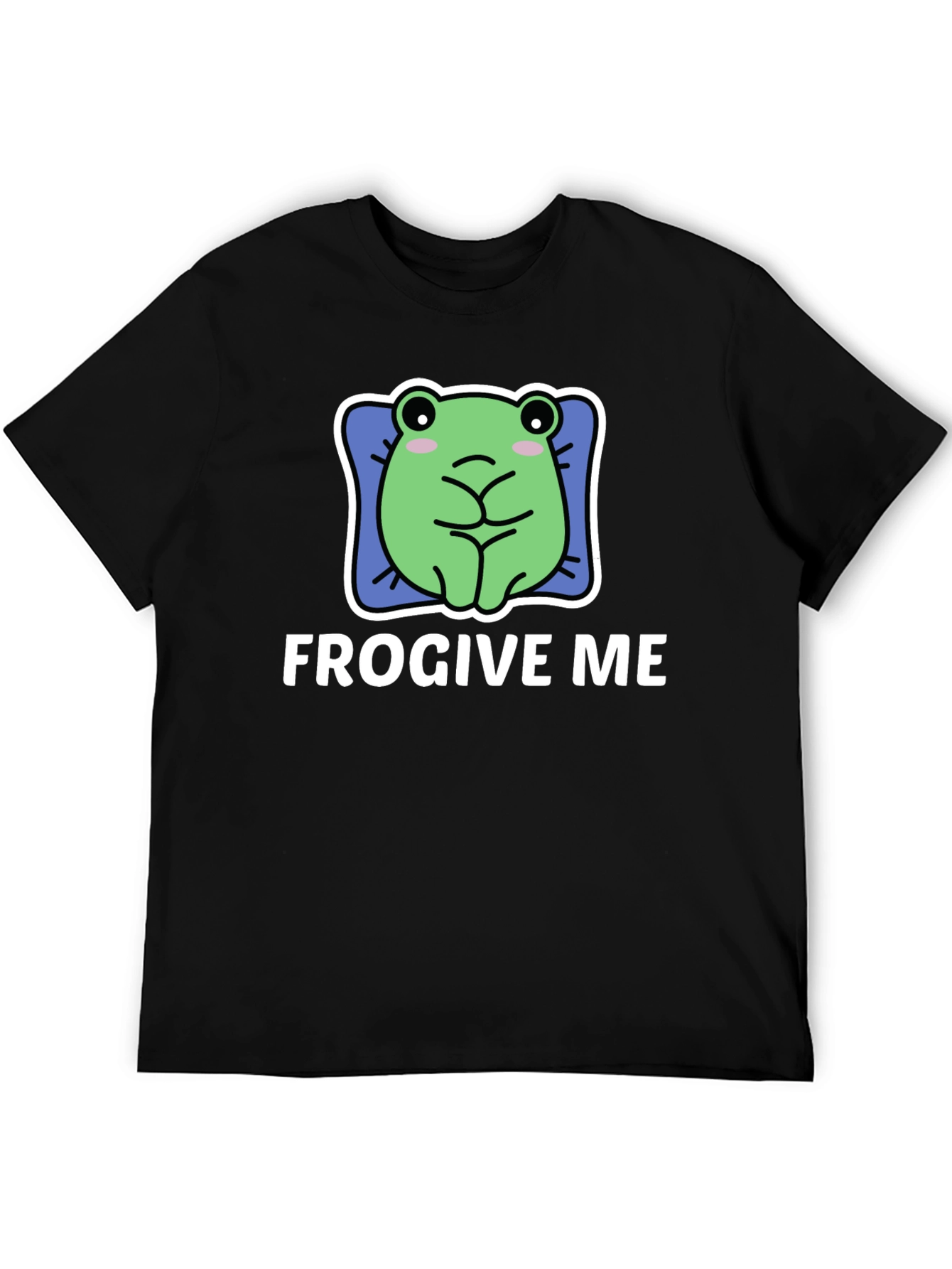 FROGIVE ME Funny Frog Graphic T-Shirt