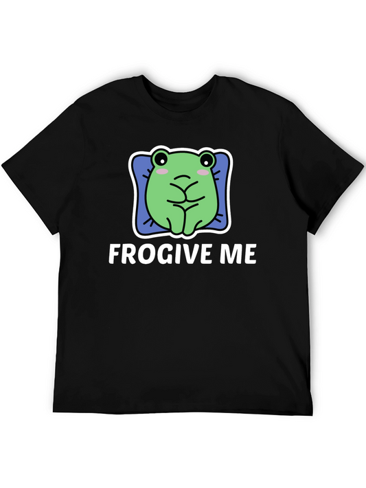 FROGIVE ME Funny Frog Graphic T-Shirt