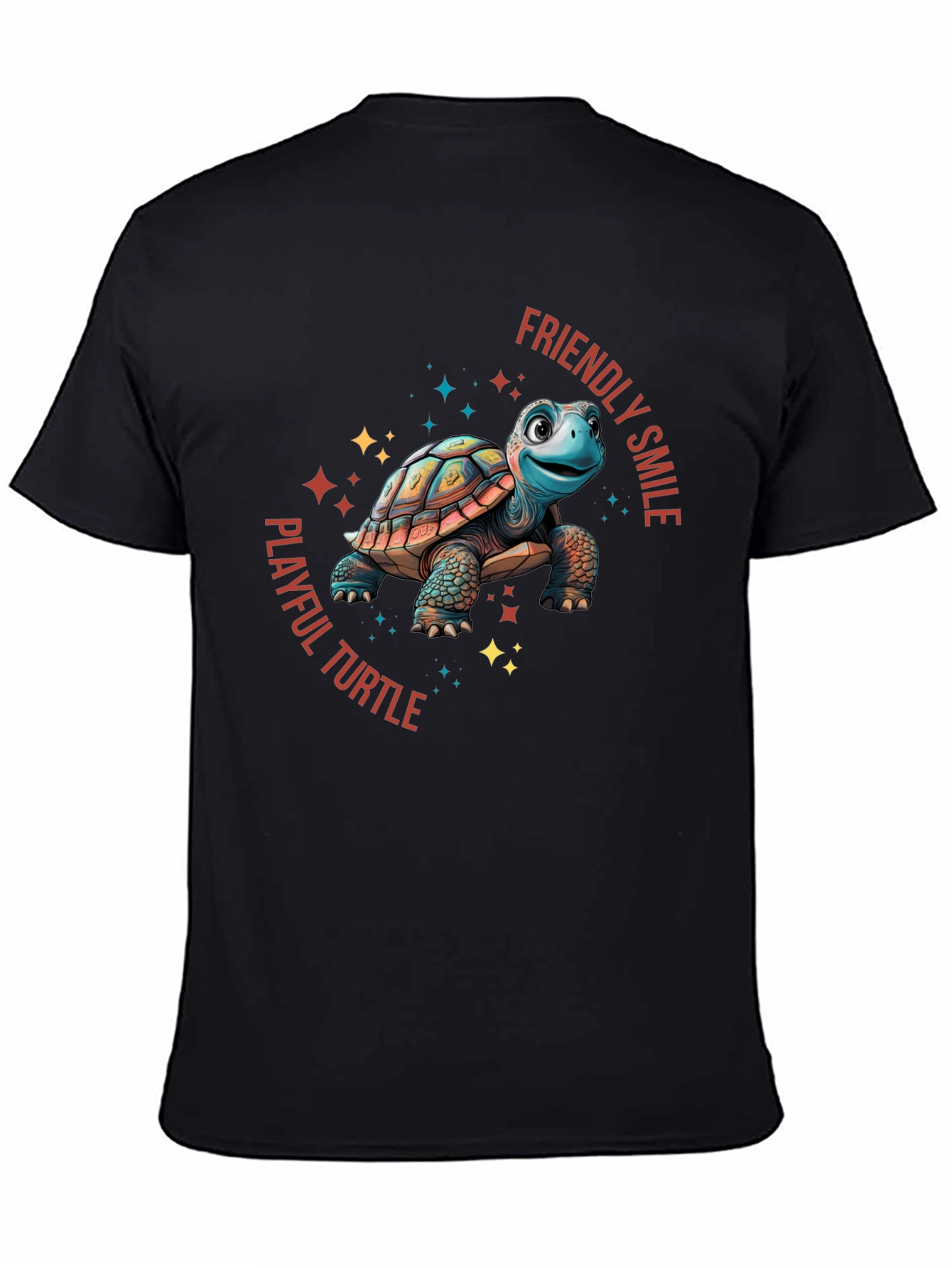 Playful Turtle Graphic Tee