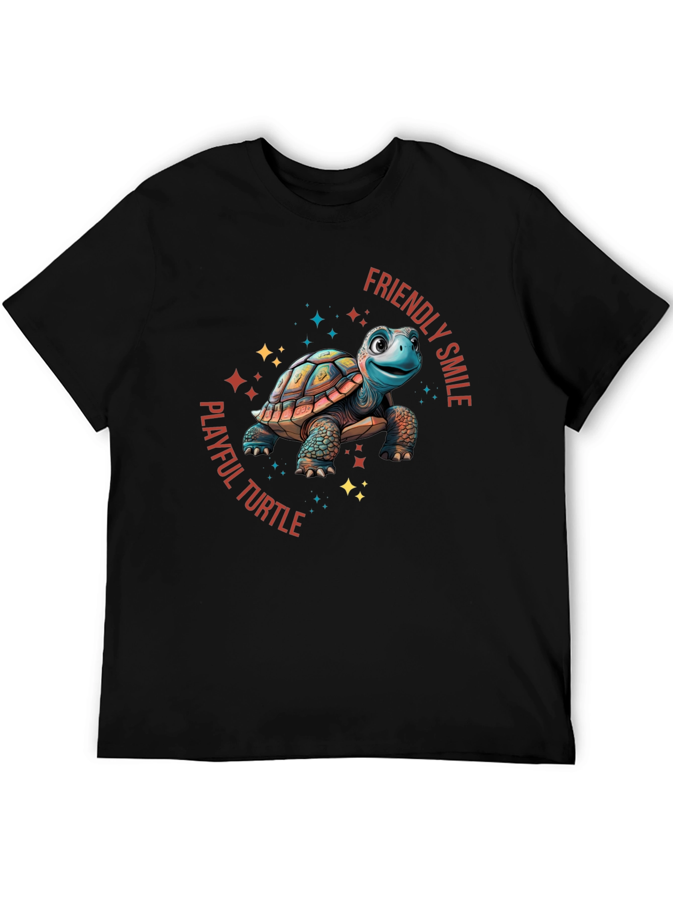 Playful Turtle Graphic Tee