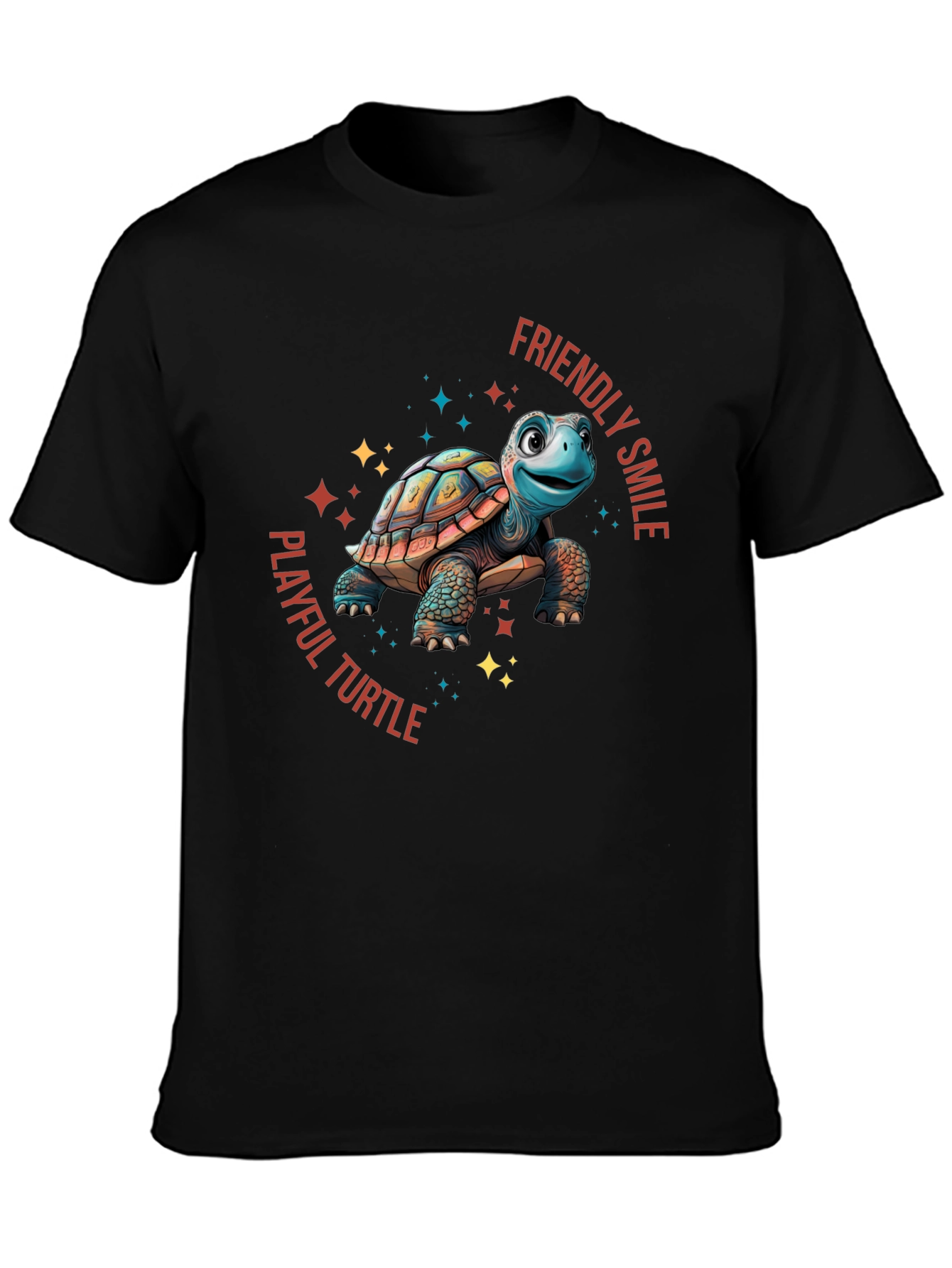 Playful Turtle Graphic Tee