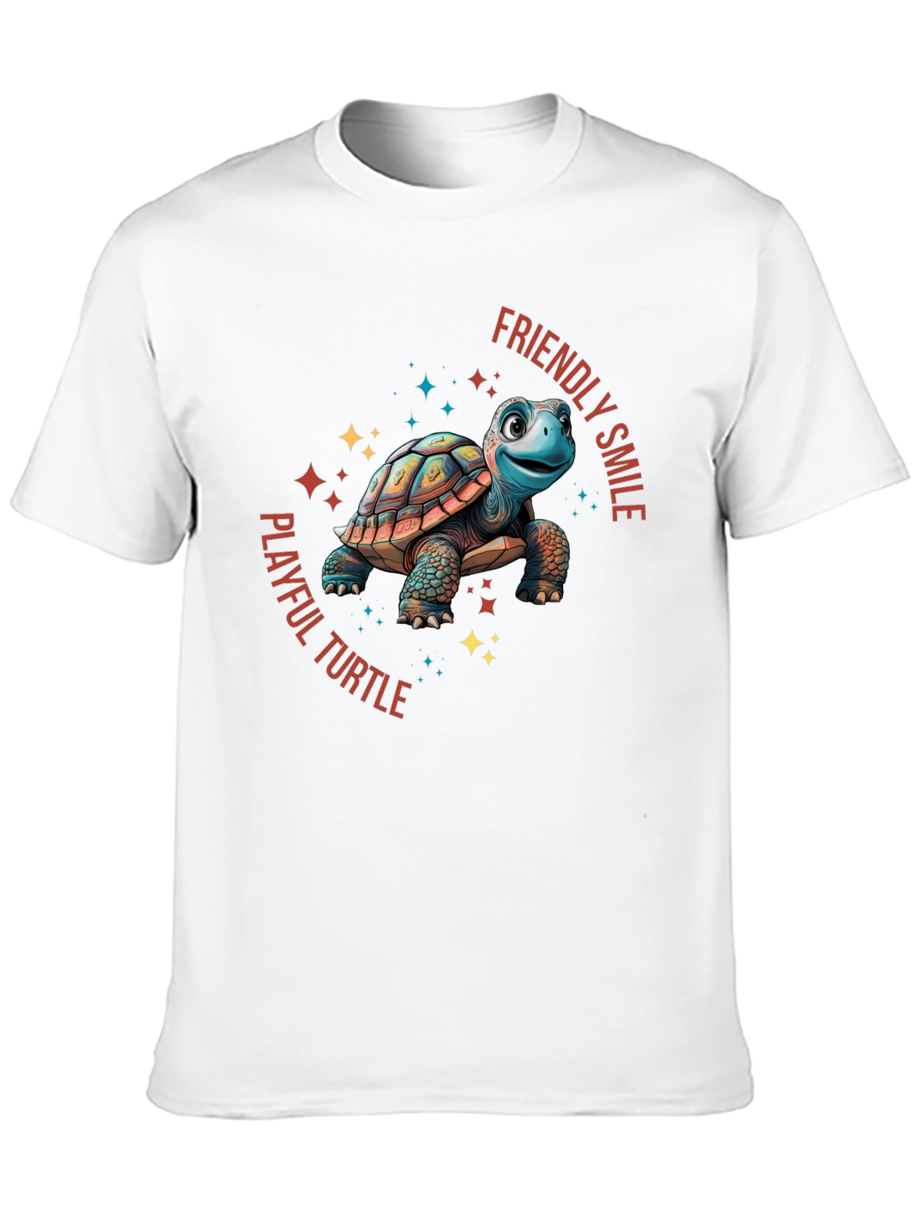 Playful Turtle Graphic Tee