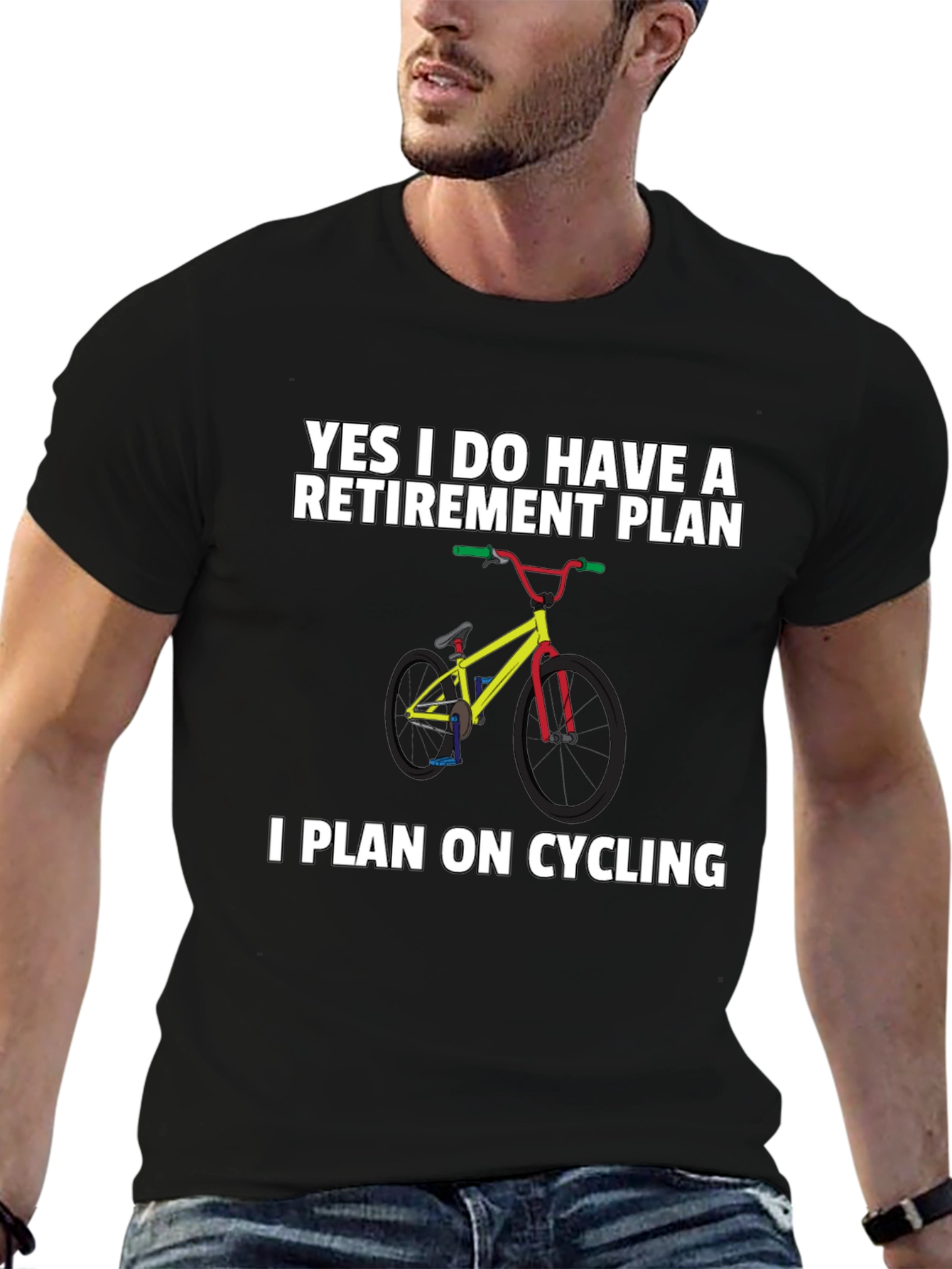 Cycling Retirement Plan T-Shirt - Ride Into Retirement!