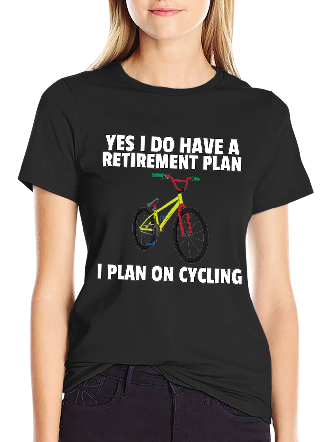 Cycling Retirement Plan T-Shirt - Ride Into Retirement!