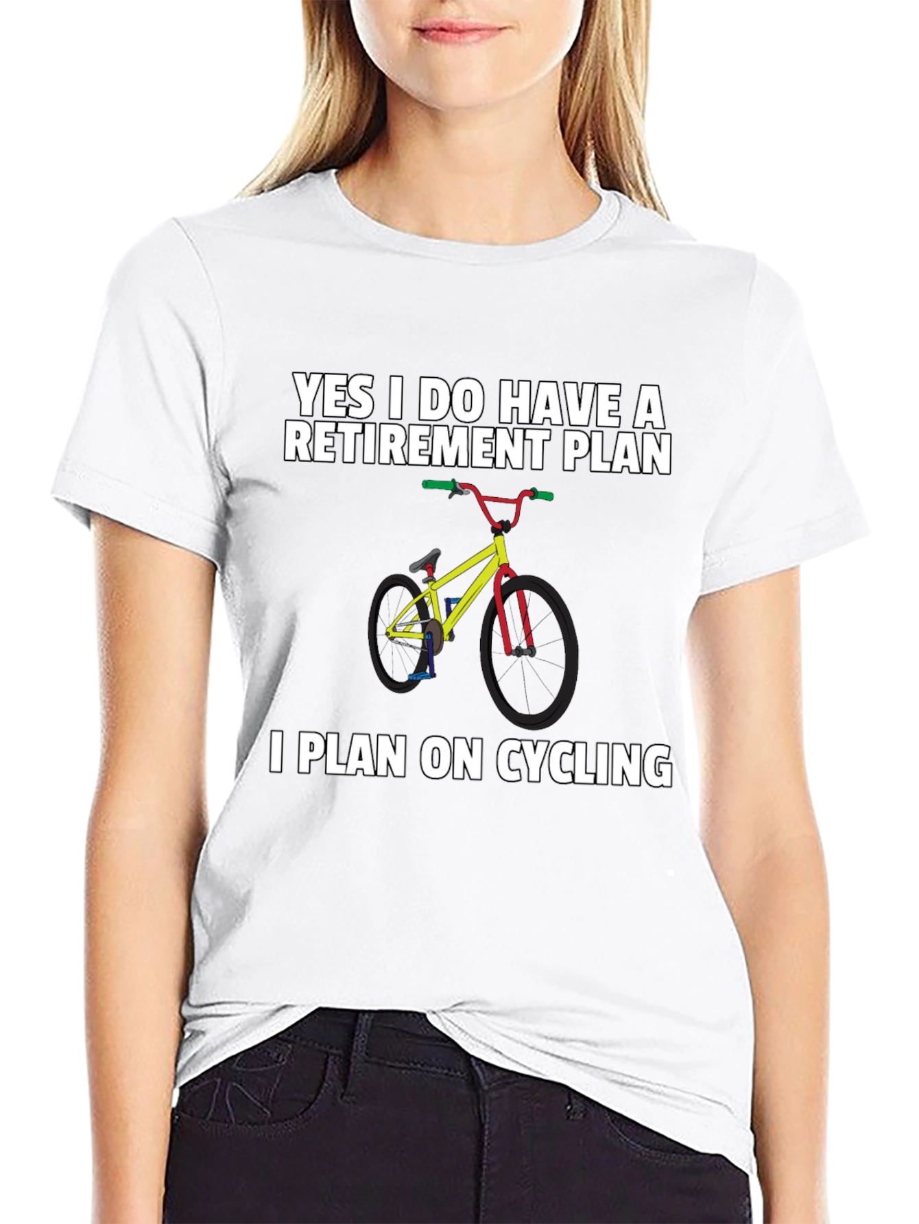 Cycling Retirement Plan T-Shirt - Ride Into Retirement!