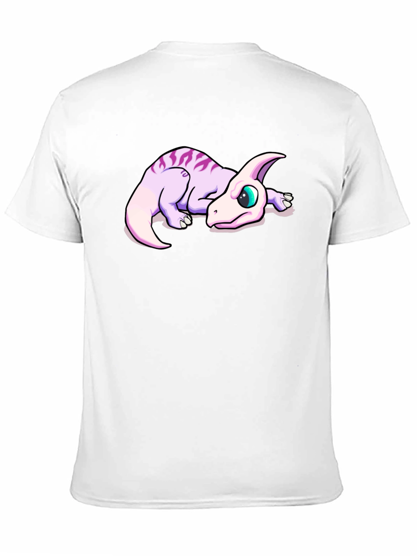 Cute Dinosaur Graphic Black T-Shirt
