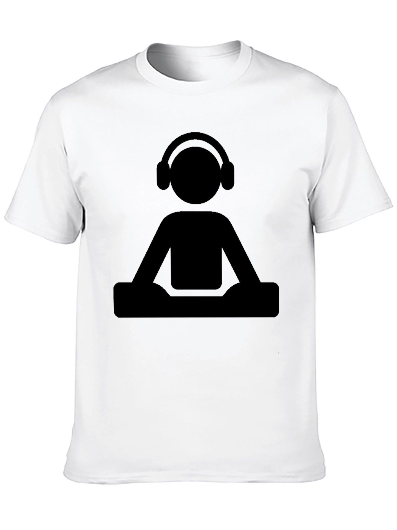 DJ Icon Black T-Shirt - Music Lover Tee