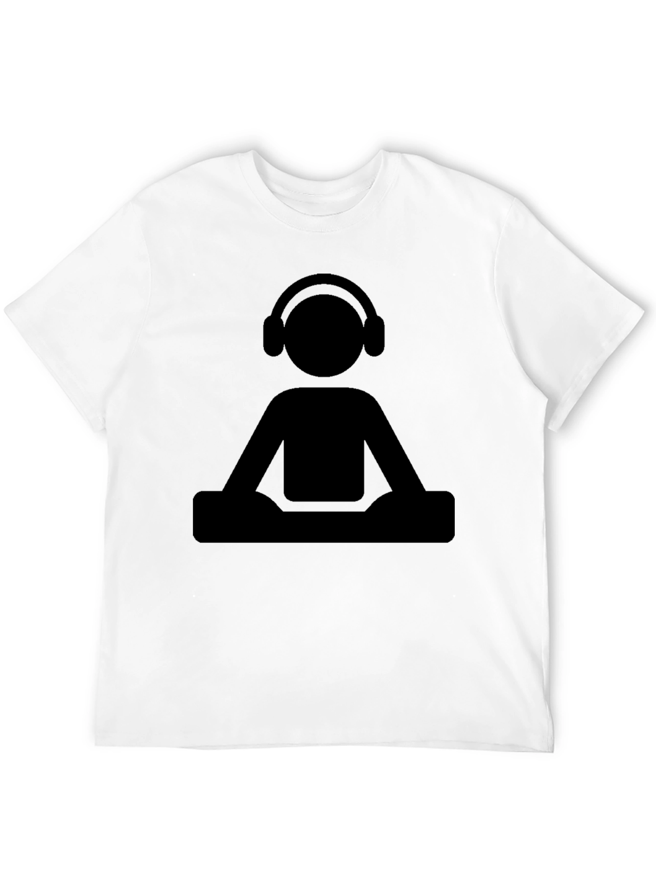 DJ Icon Black T-Shirt - Music Lover Tee