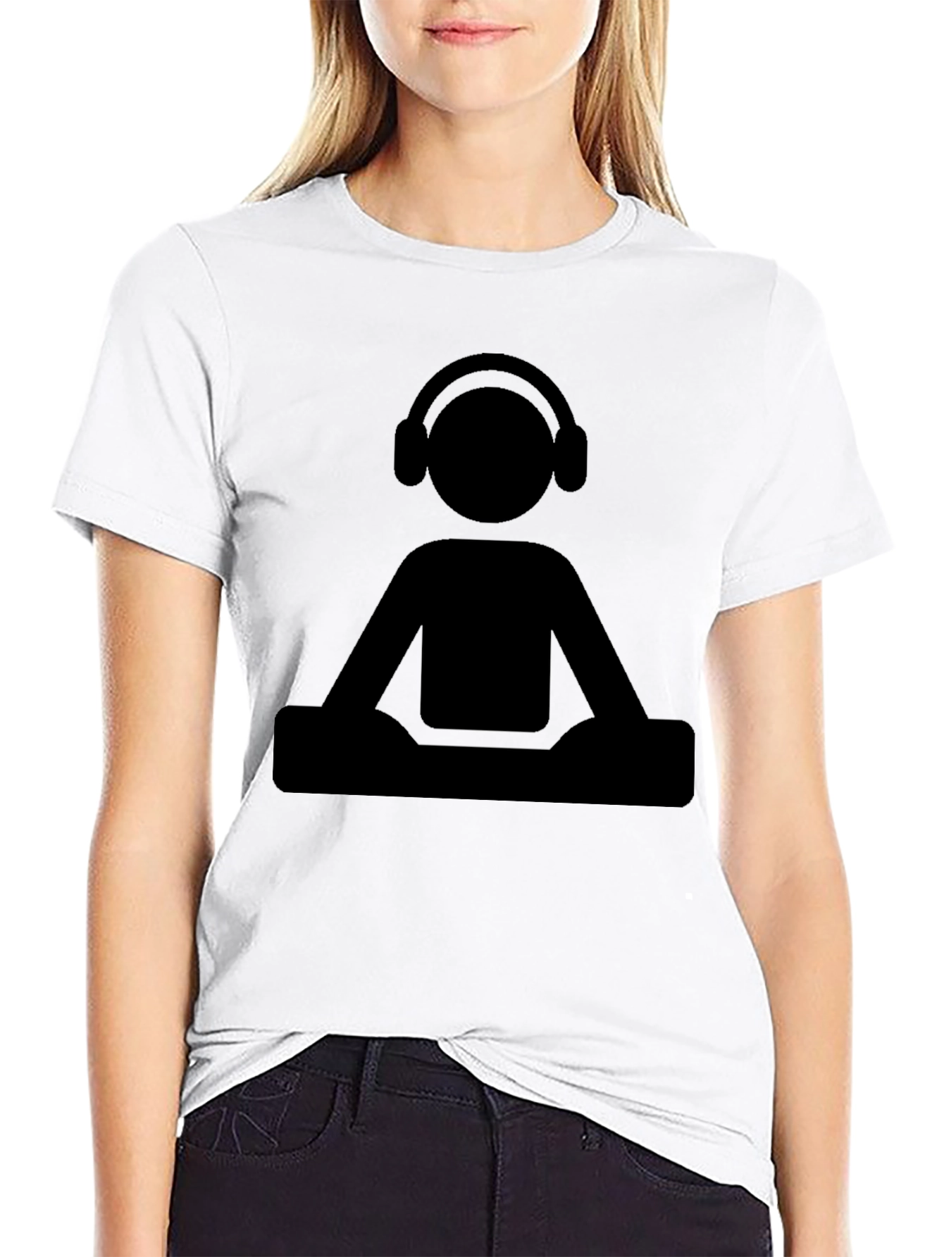 DJ Icon Black T-Shirt - Music Lover Tee