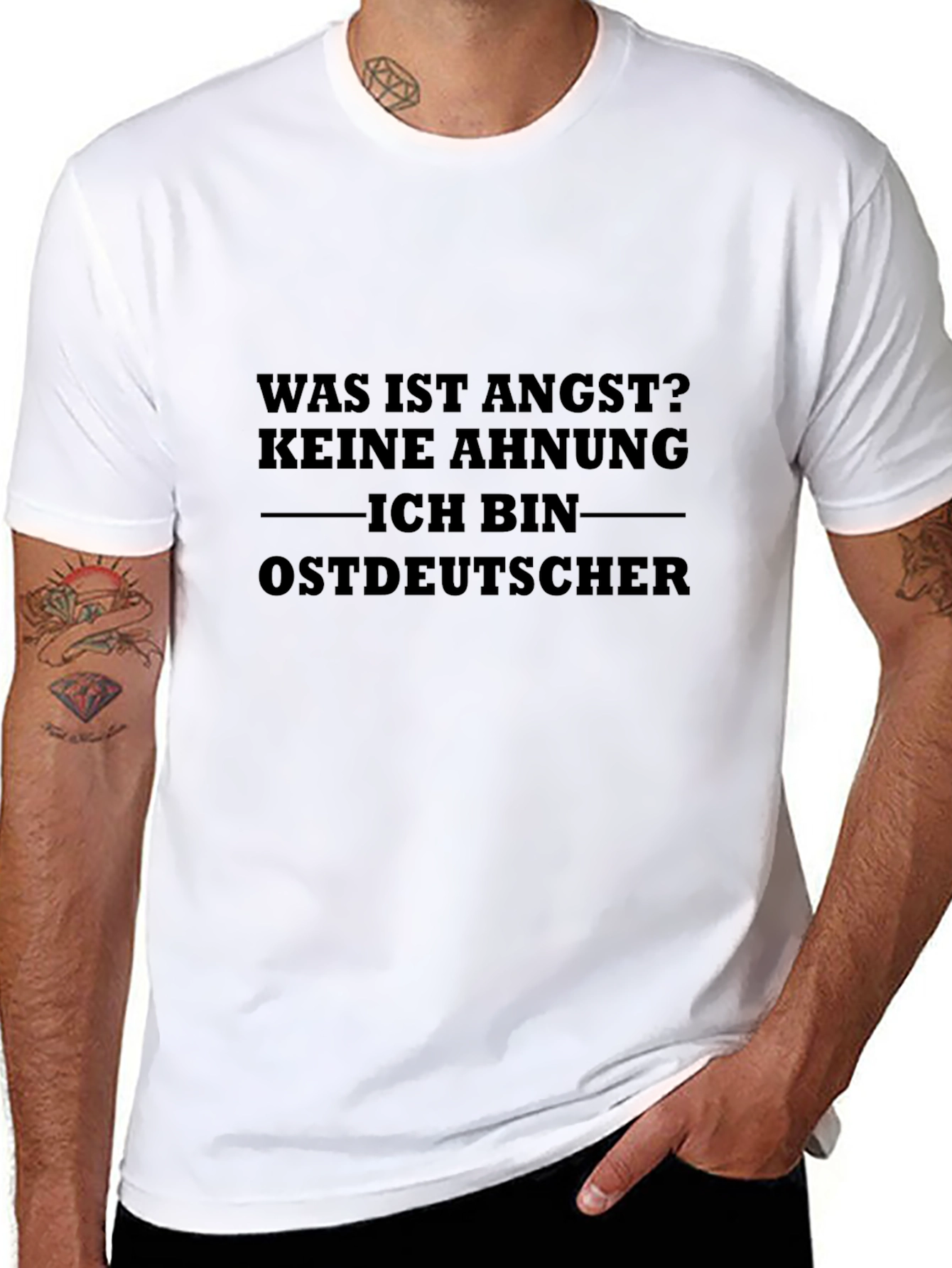 Was Ist Angst? Graphic T-Shirt - East German Pride