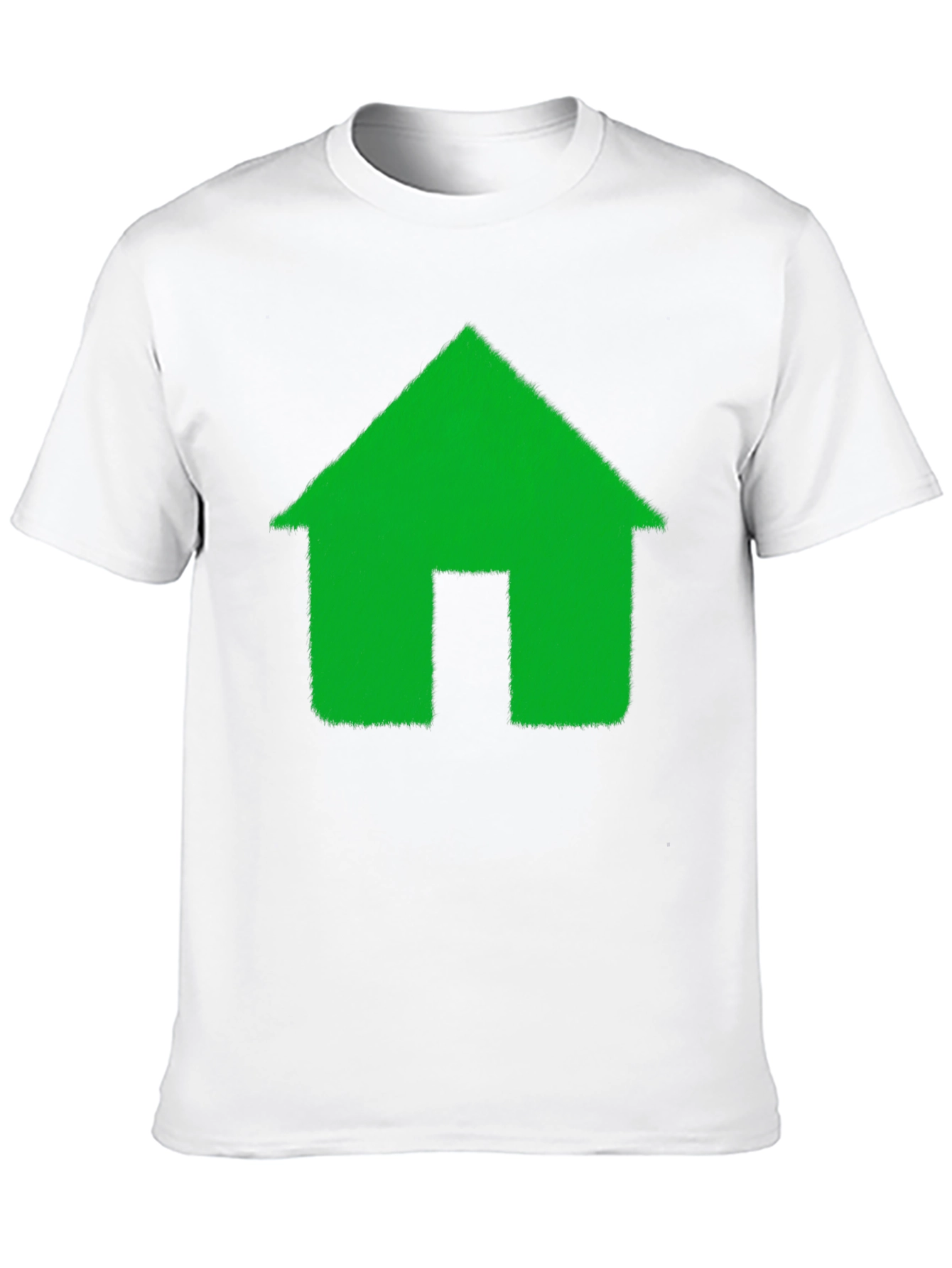 Green House Graphic Black T-Shirt