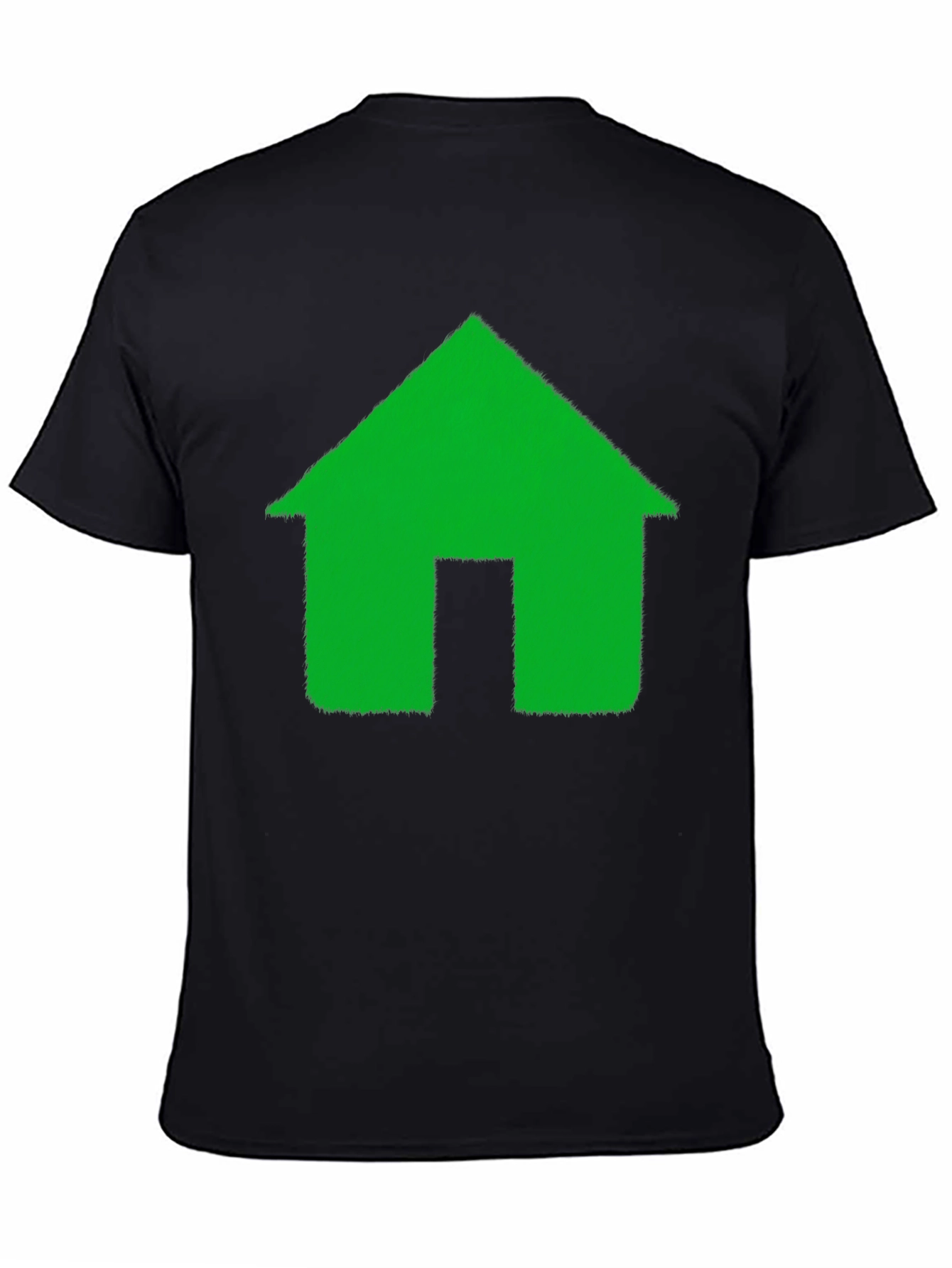 Green House Graphic Black T-Shirt