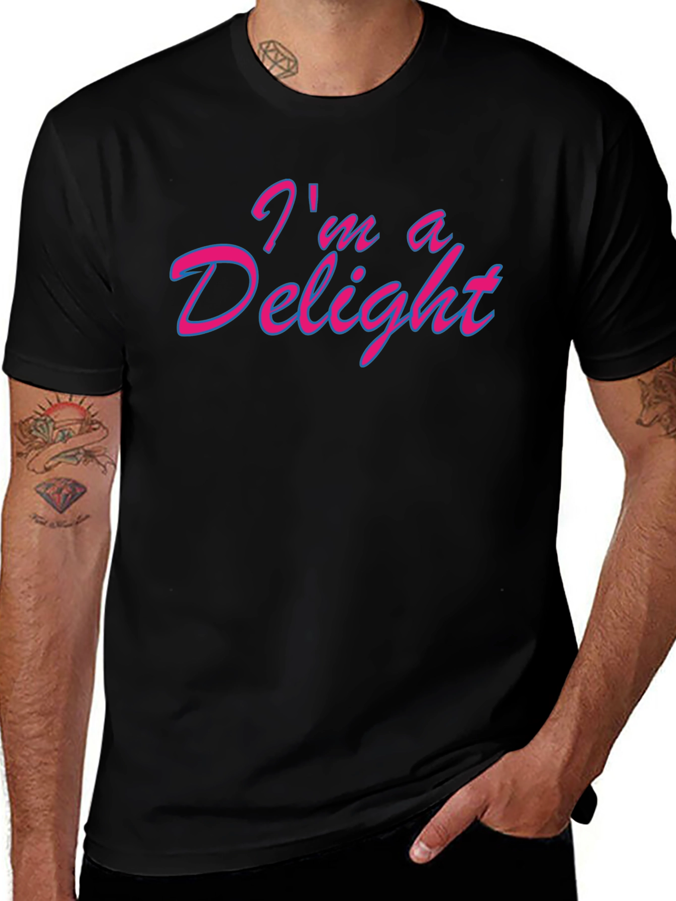 Im a Delight Graphic T-Shirt - Funny & Stylish