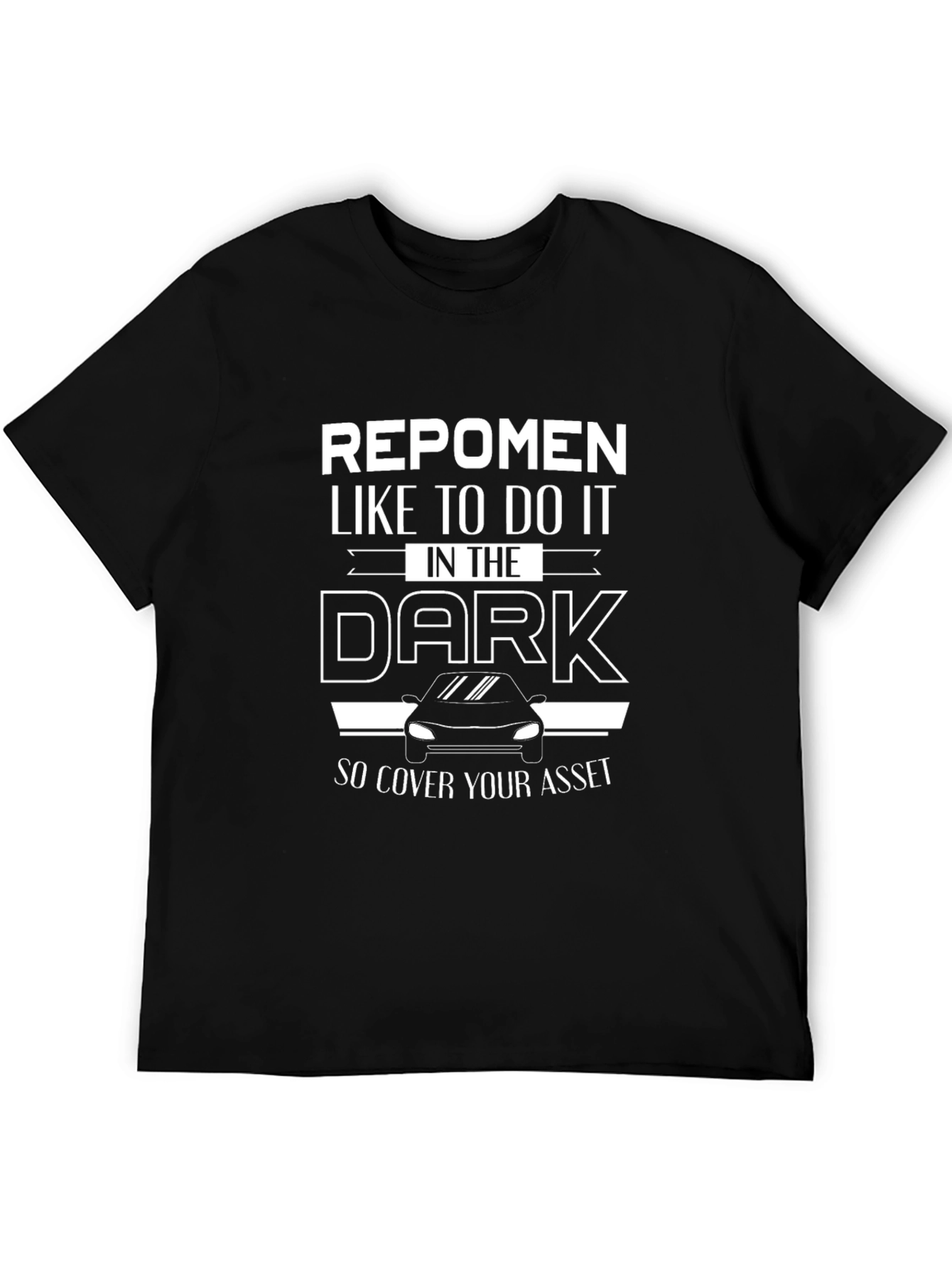 Repomen Dark Humor T-Shirt - Cover Your Assets!