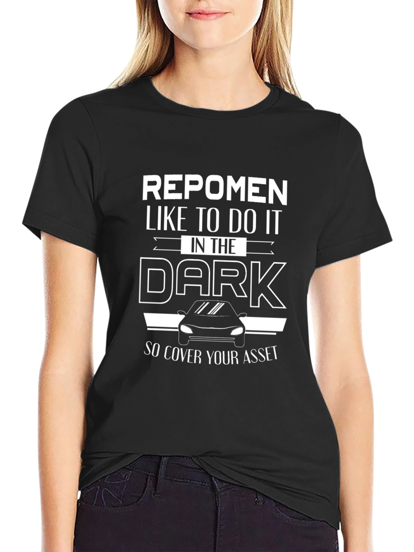 Repomen Dark Humor T-Shirt - Cover Your Assets!