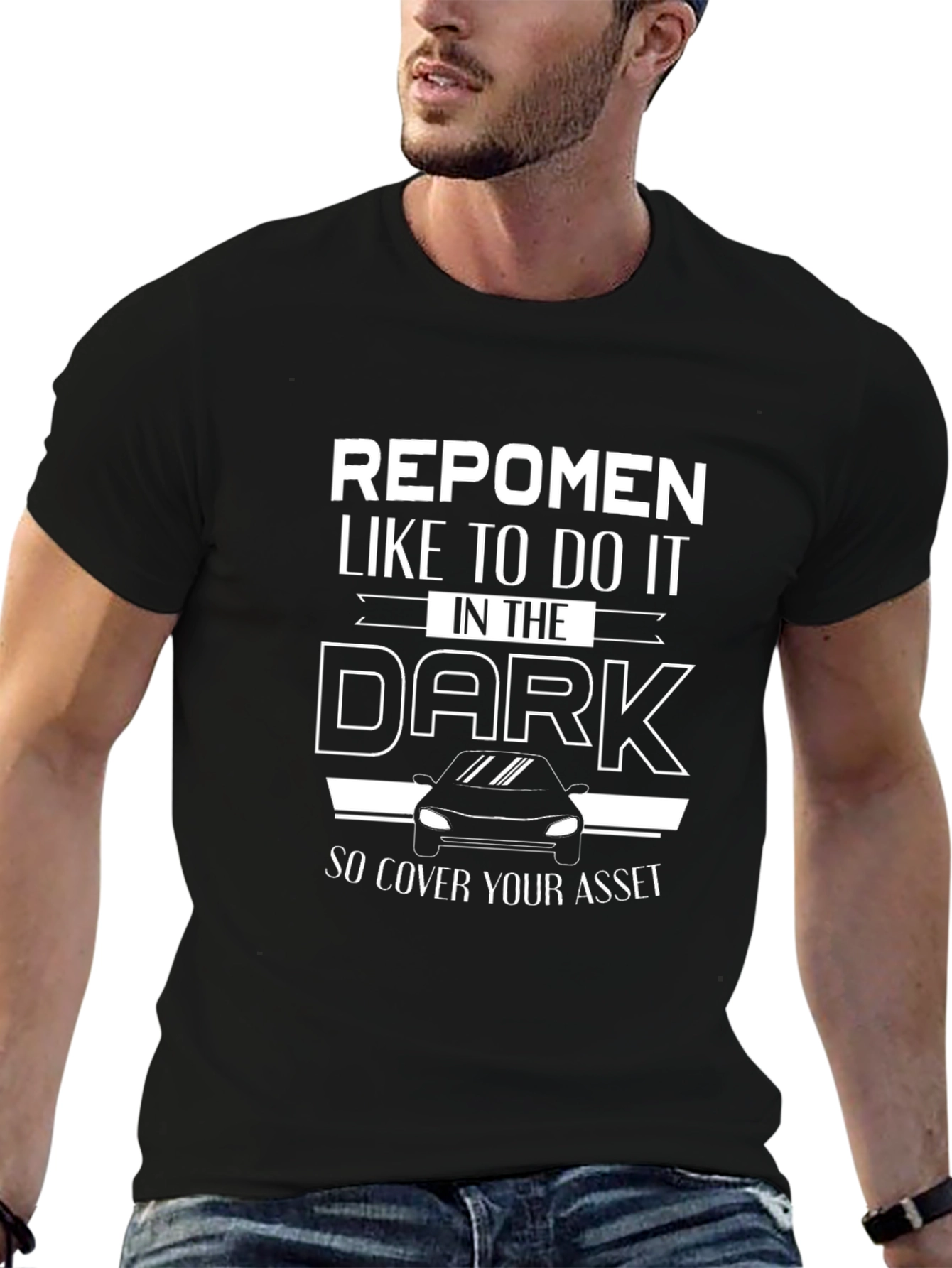 Repomen Dark Humor T-Shirt - Cover Your Assets!