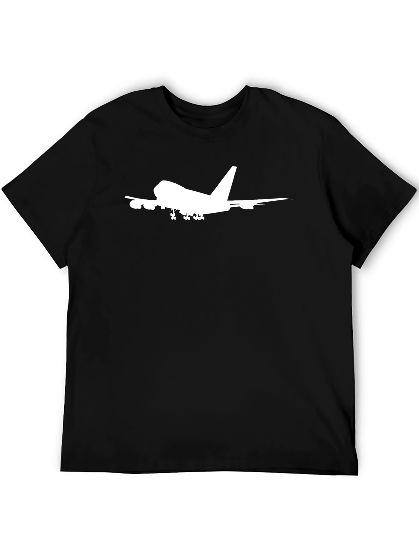 Airplane Graphic Tee - Black