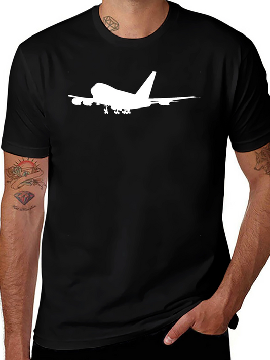 Airplane Graphic Tee - Black