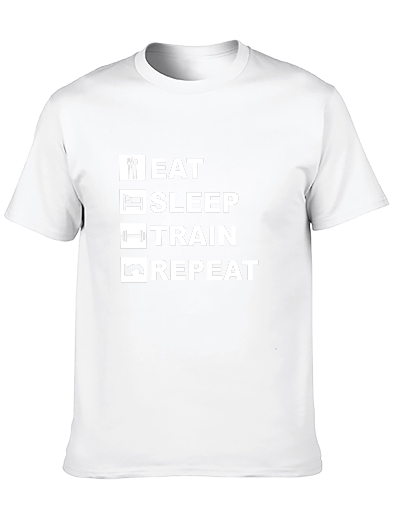 Eat Sleep Train Repeat Graphic Tee
