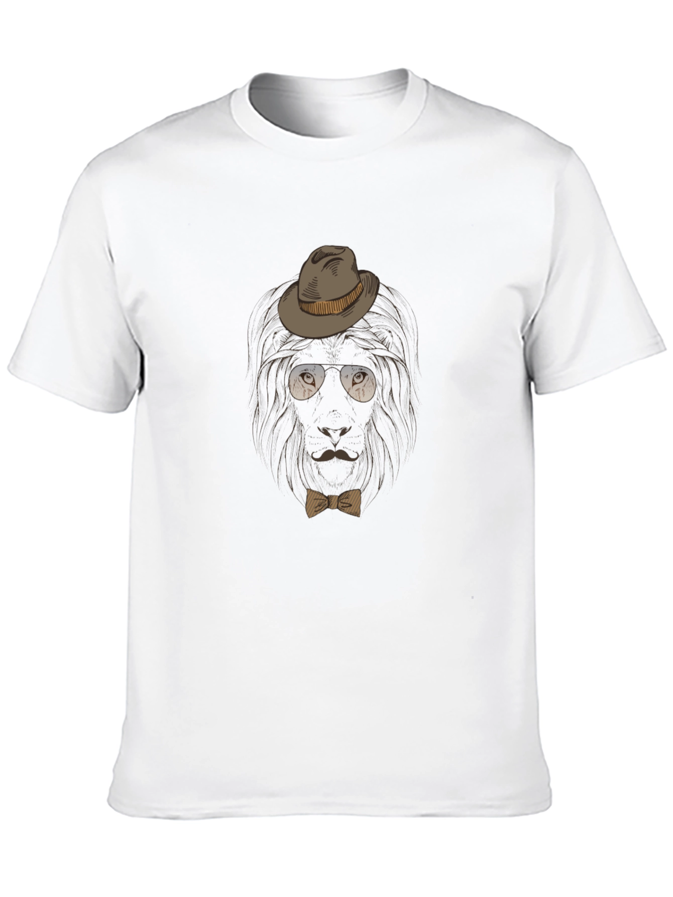 Stylish Lion Graphic Tee - Cool Casual Wear