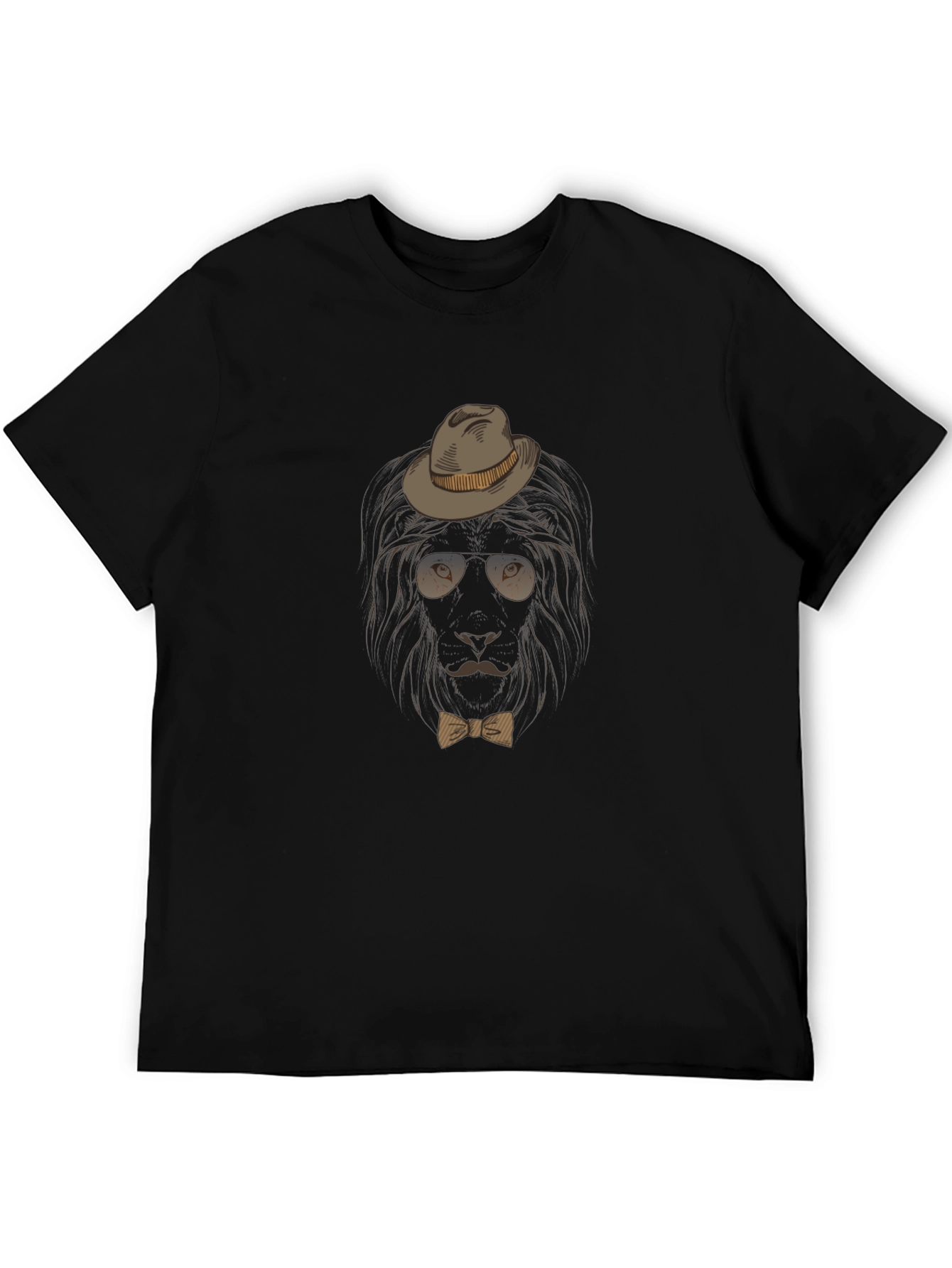Stylish Lion Graphic Tee - Cool Casual Wear