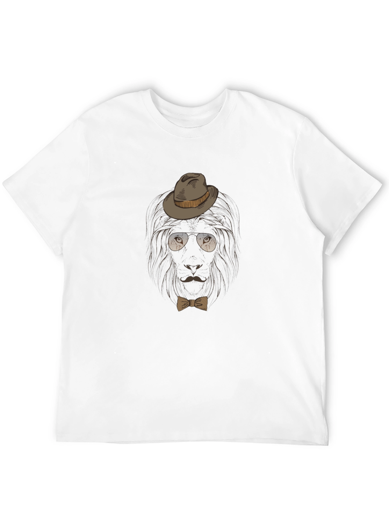 Stylish Lion Graphic Tee - Cool Casual Wear