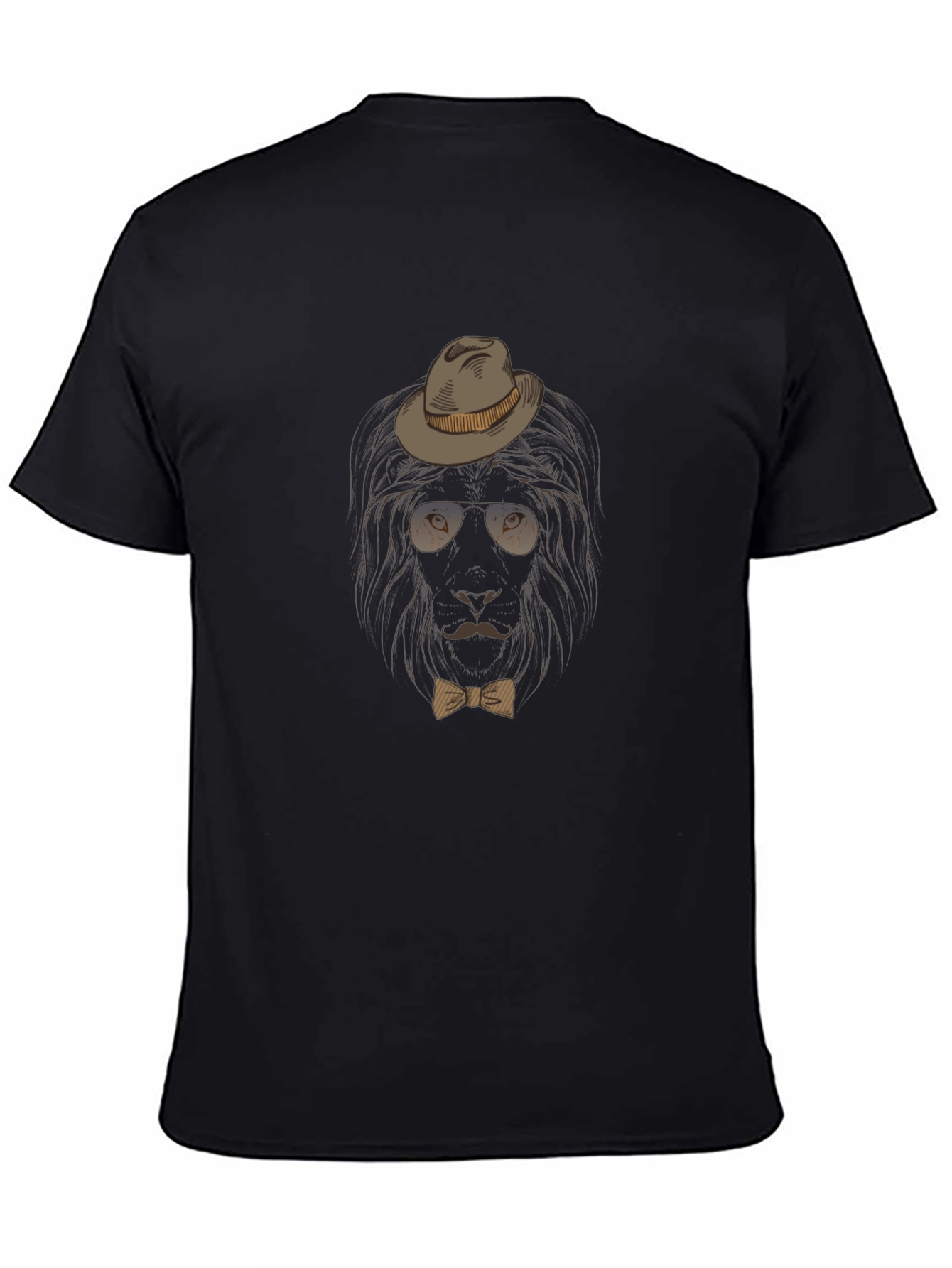 Stylish Lion Graphic Tee - Cool Casual Wear