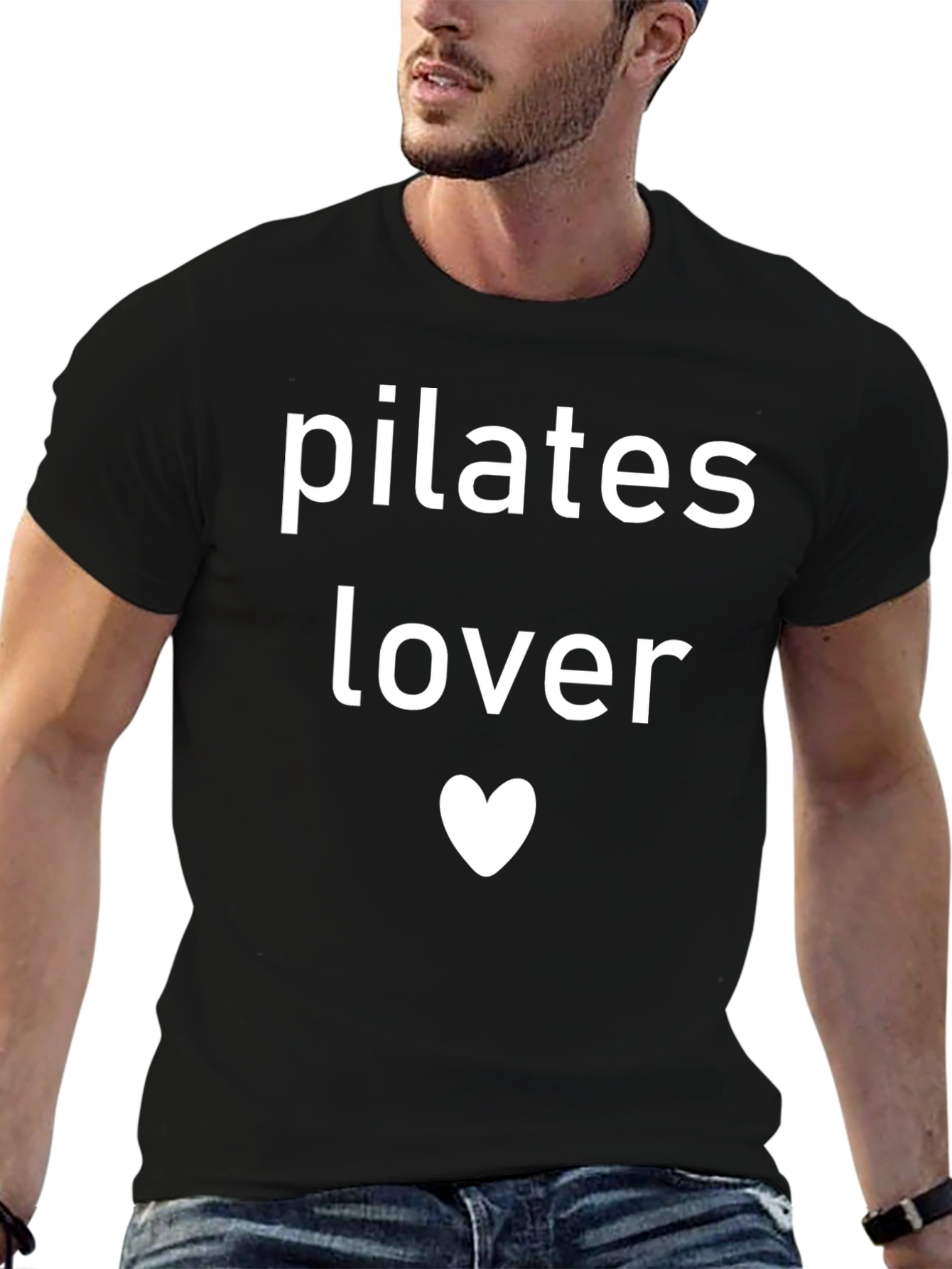 Pilates Lover Black T-Shirt