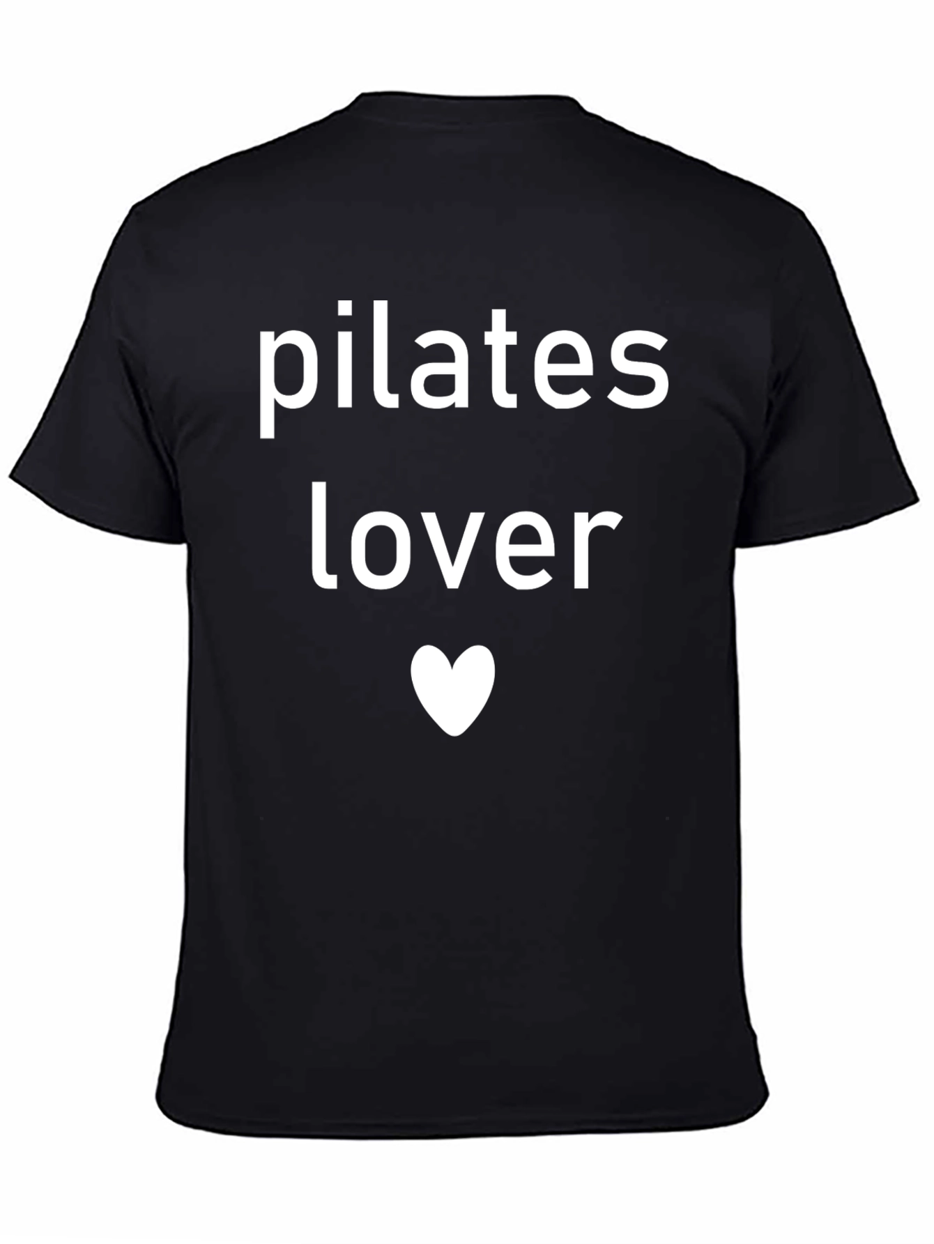 Pilates Lover Black T-Shirt