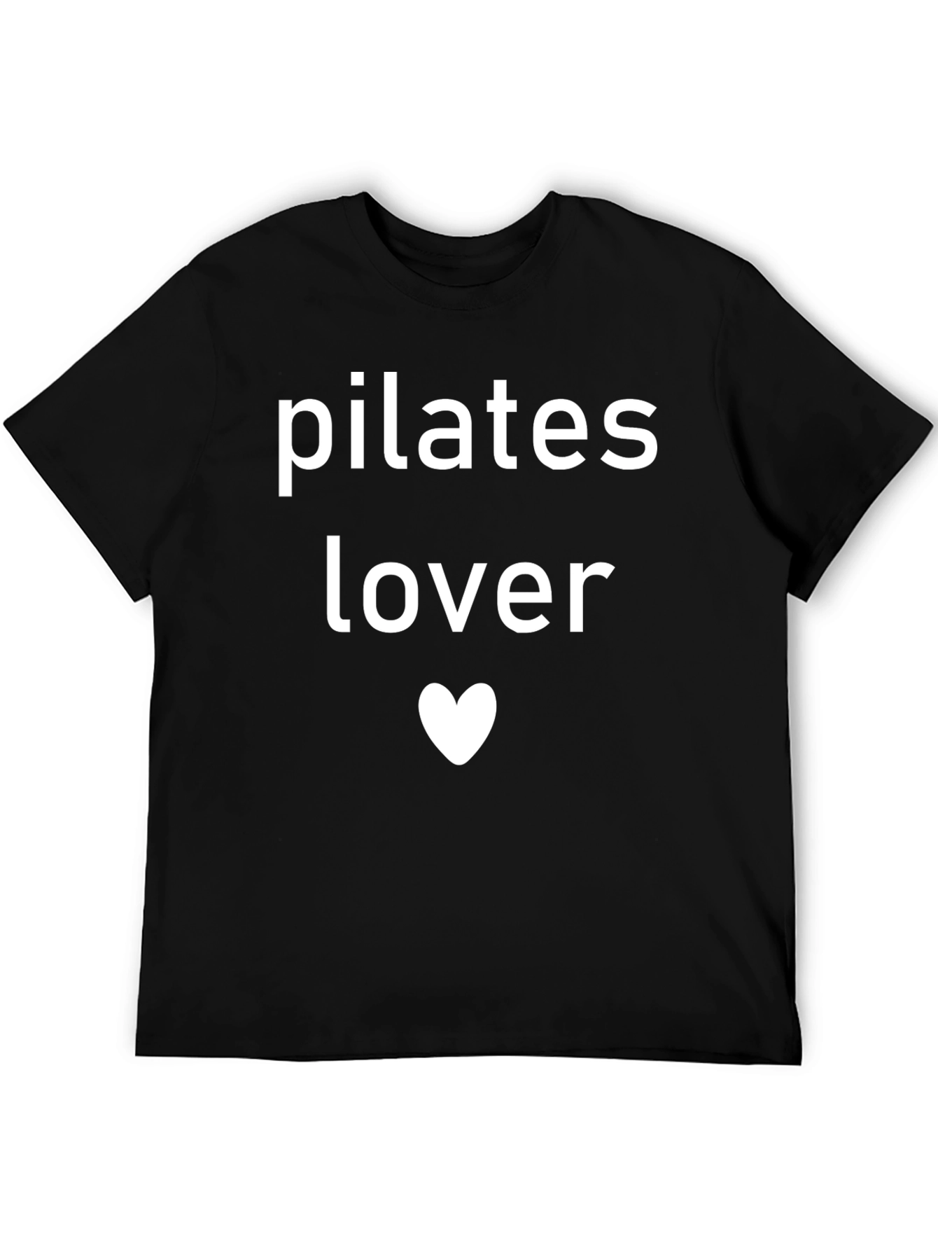 Pilates Lover Black T-Shirt
