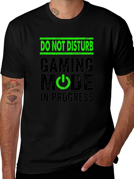 Do Not Disturb Gaming Mode Black T-Shirt