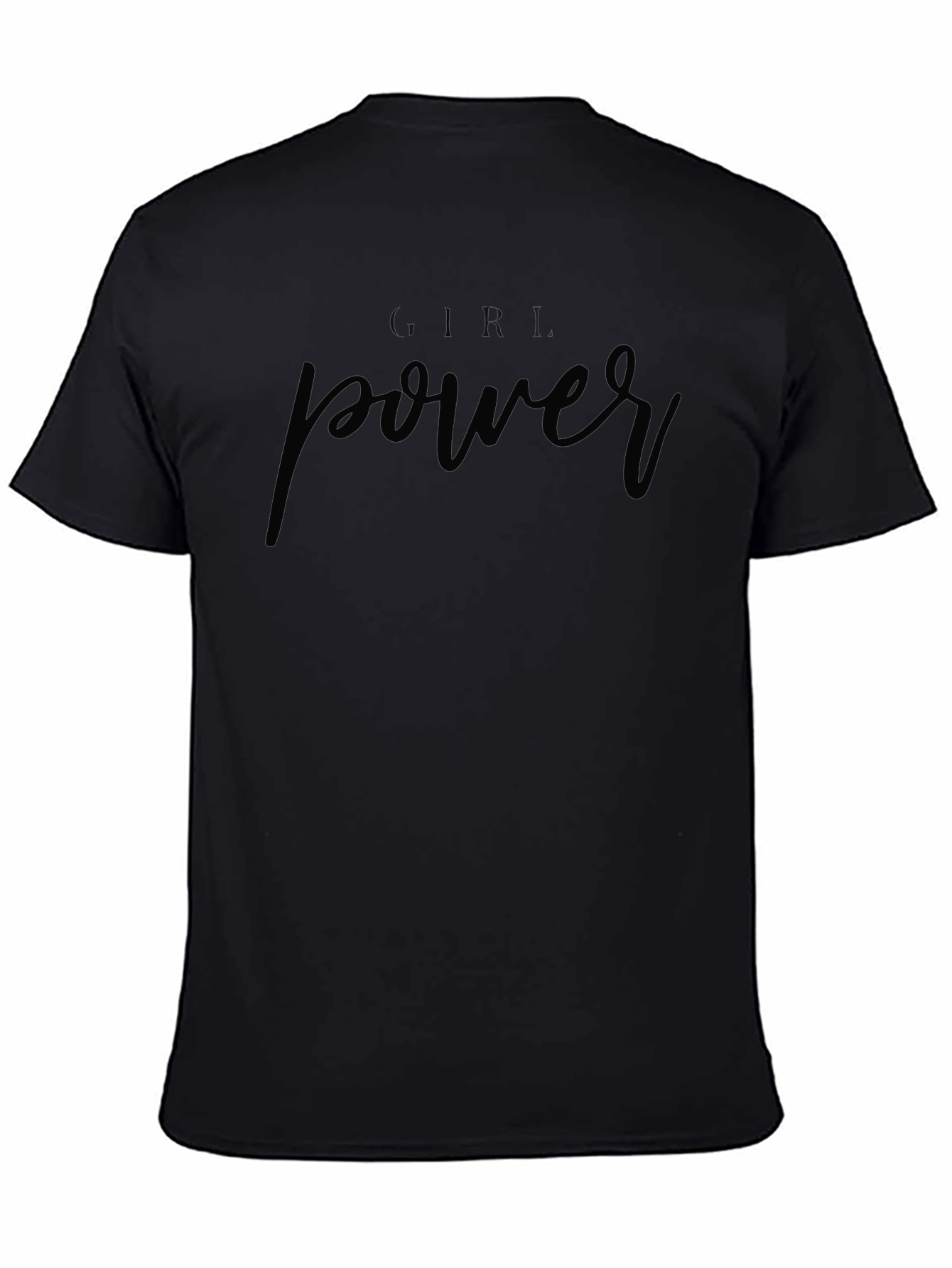 Girl Power Black Graphic Tee